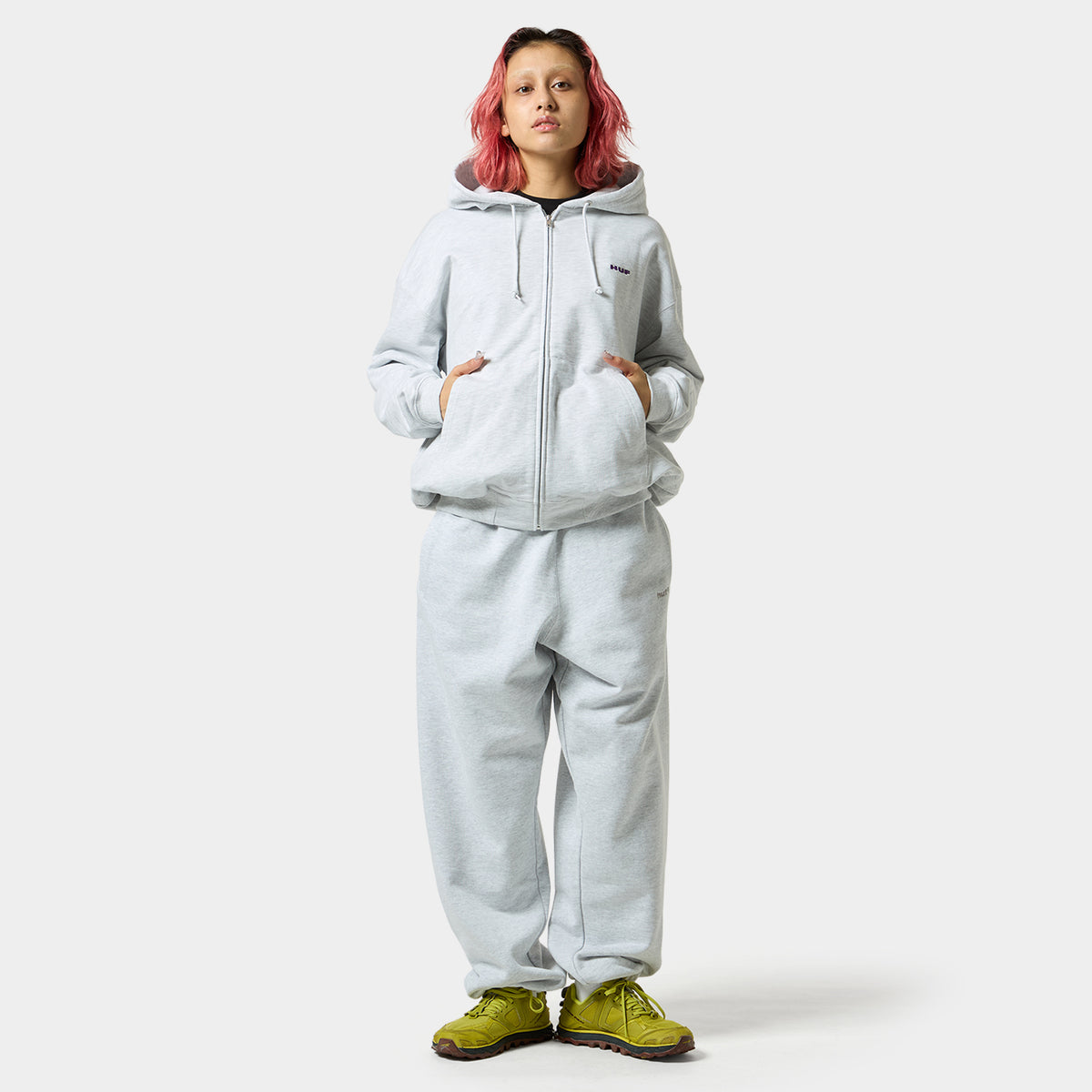 HUF (ハフ) Worldwide JP /HOODIES(パーカー)/ MANHOLE FULL ZIP HOODIE商品 / ASH GREY