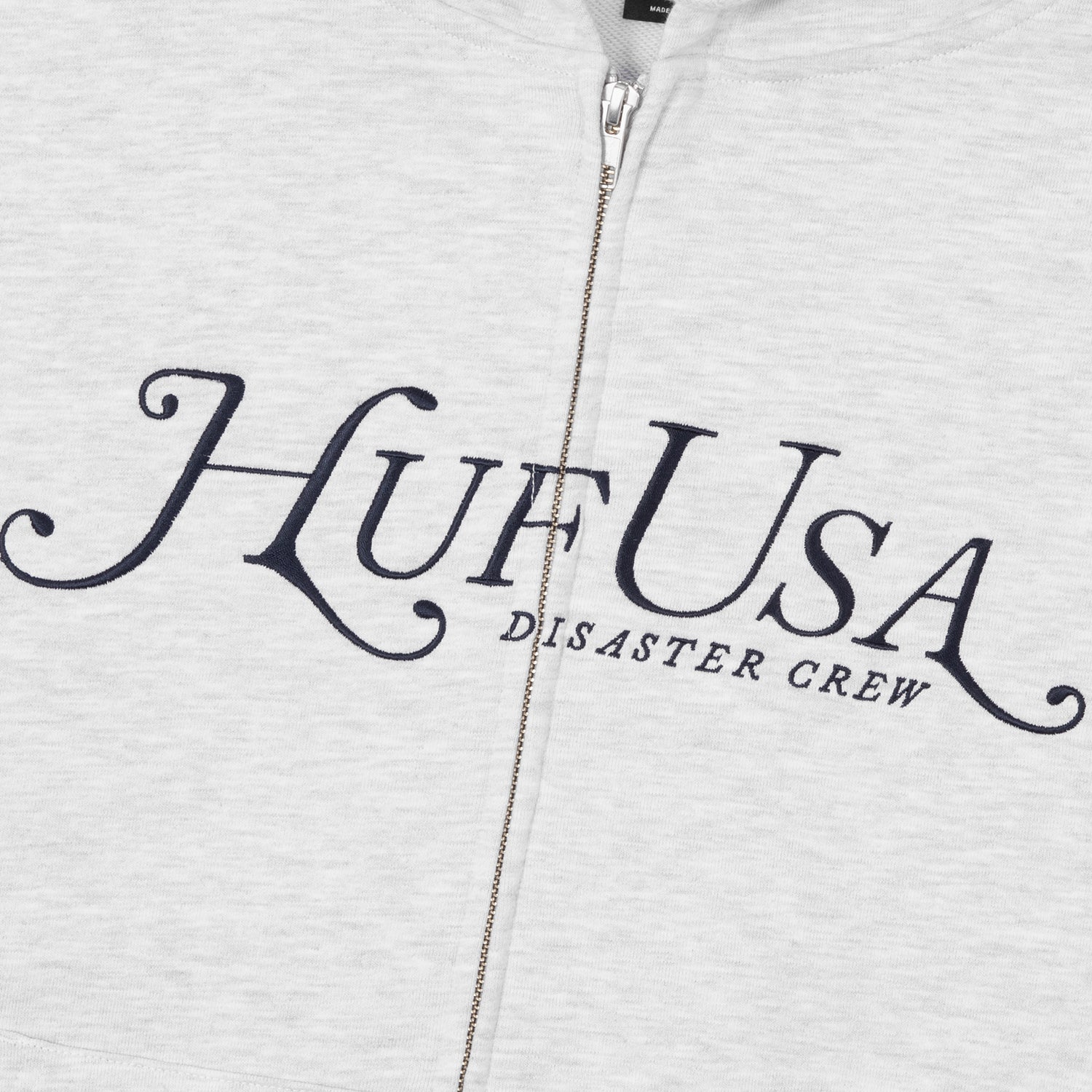 HUF (ハフ) Worldwide JP /HOODIES(パーカー)/ MANHATTAN FULL ZIP HOODIE商品 / ASH GREY