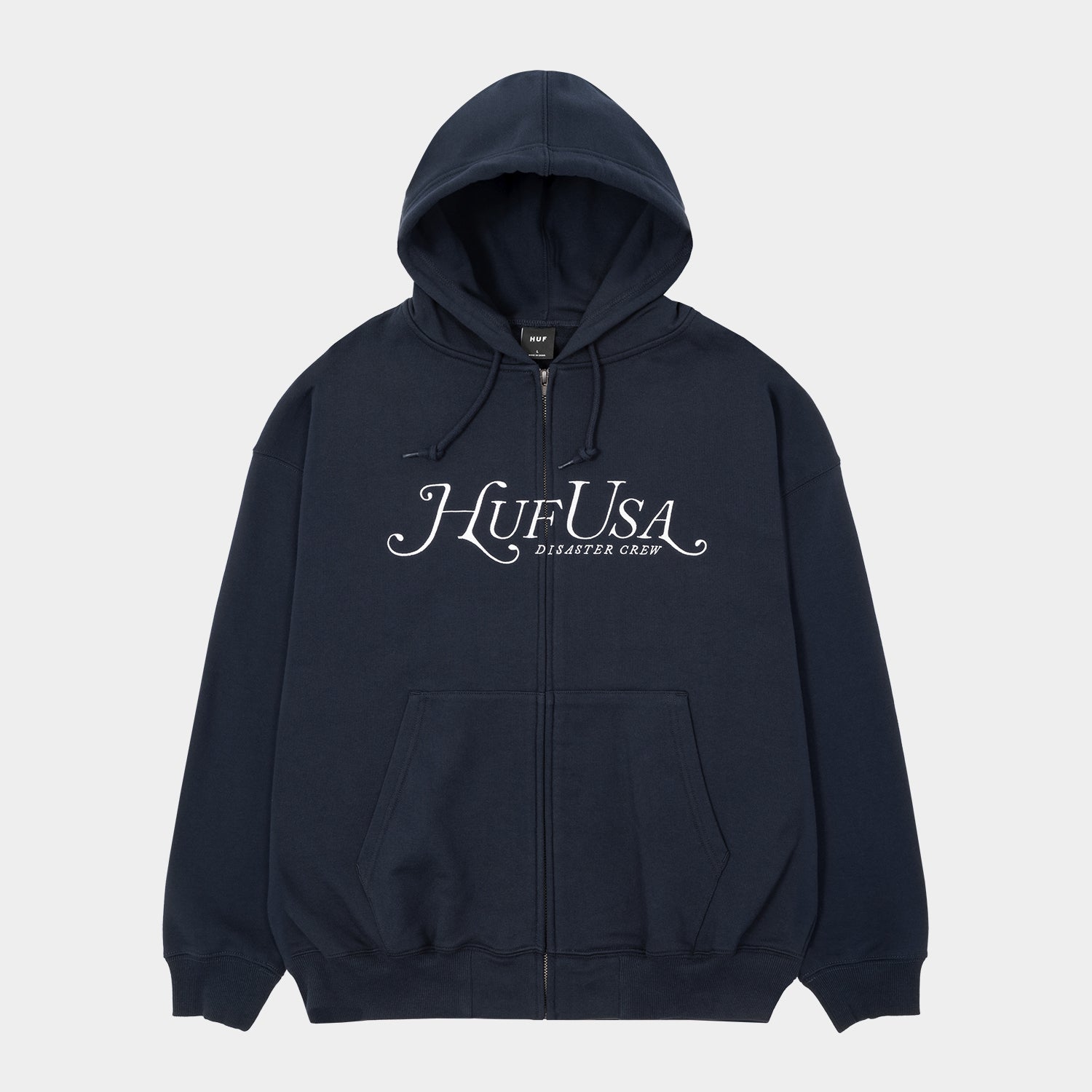 HUF (ハフ) Worldwide JP /HOODIES(パーカー)/ MANHATTAN FULL ZIP HOODIE商品 / ASH GREY