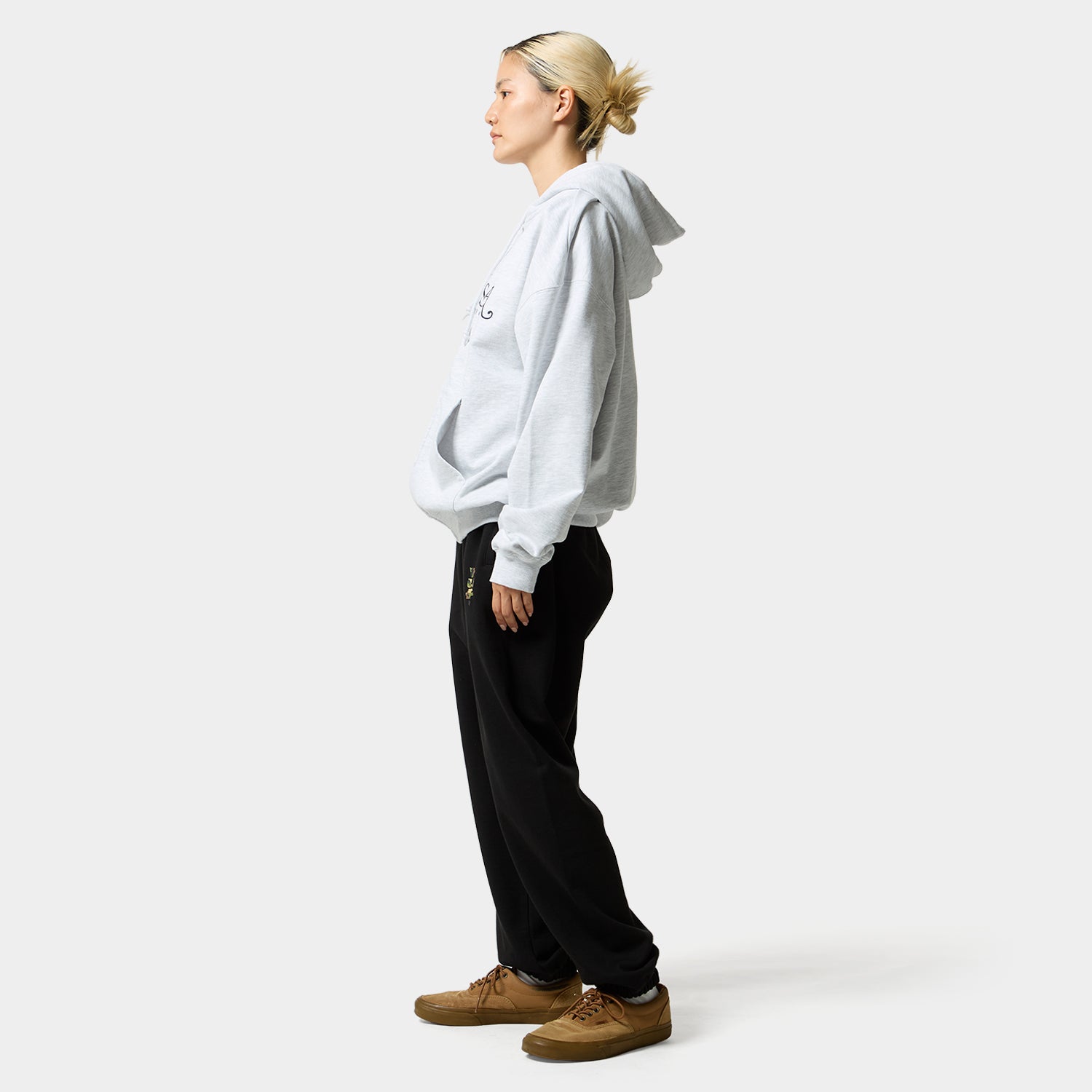 HUF (ハフ) Worldwide JP /HOODIES(パーカー)/ MANHATTAN FULL ZIP HOODIE商品 / ASH GREY