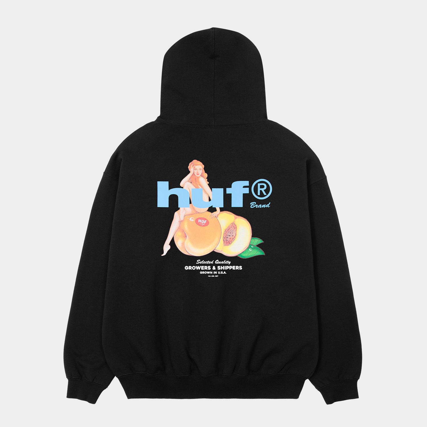 HUF (ハフ) Worldwide JP /HOODIES(パーカー)/ PEACHY HOODIE商品 / BLACK