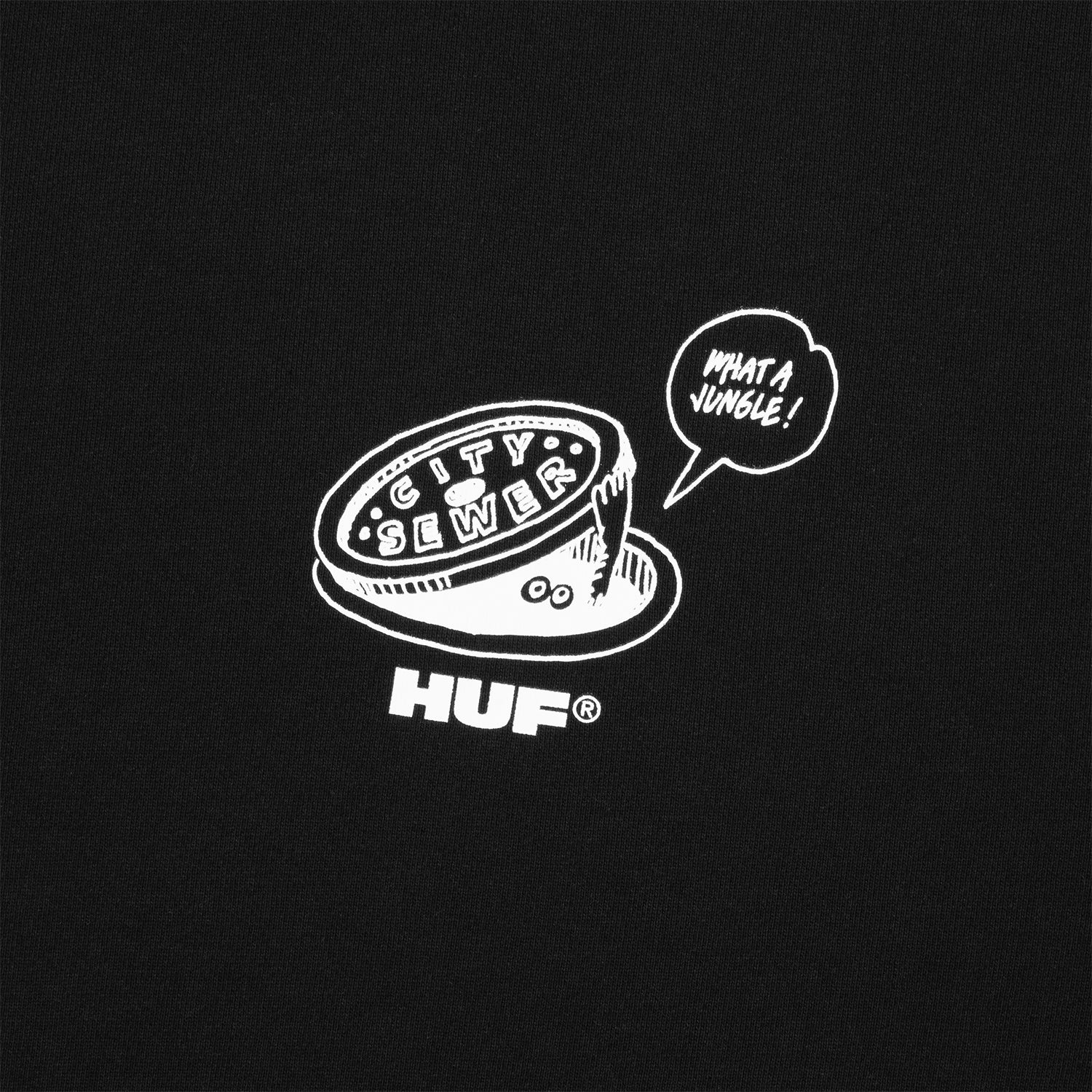 HUF (ハフ) Worldwide JP /SWEATSHIRTS(スウェットシャツ)/ WHAT A JUNGLE CREW商品 / ASH GREY