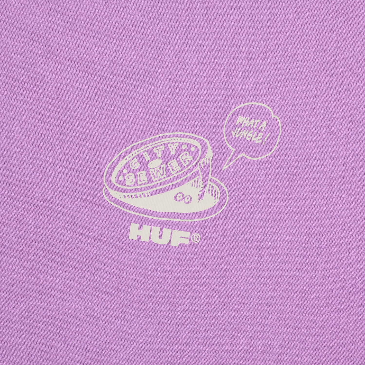 HUF (ハフ) Worldwide JP /SWEATSHIRTS(スウェットシャツ)/ WHAT A JUNGLE CREW商品 / ASH GREY