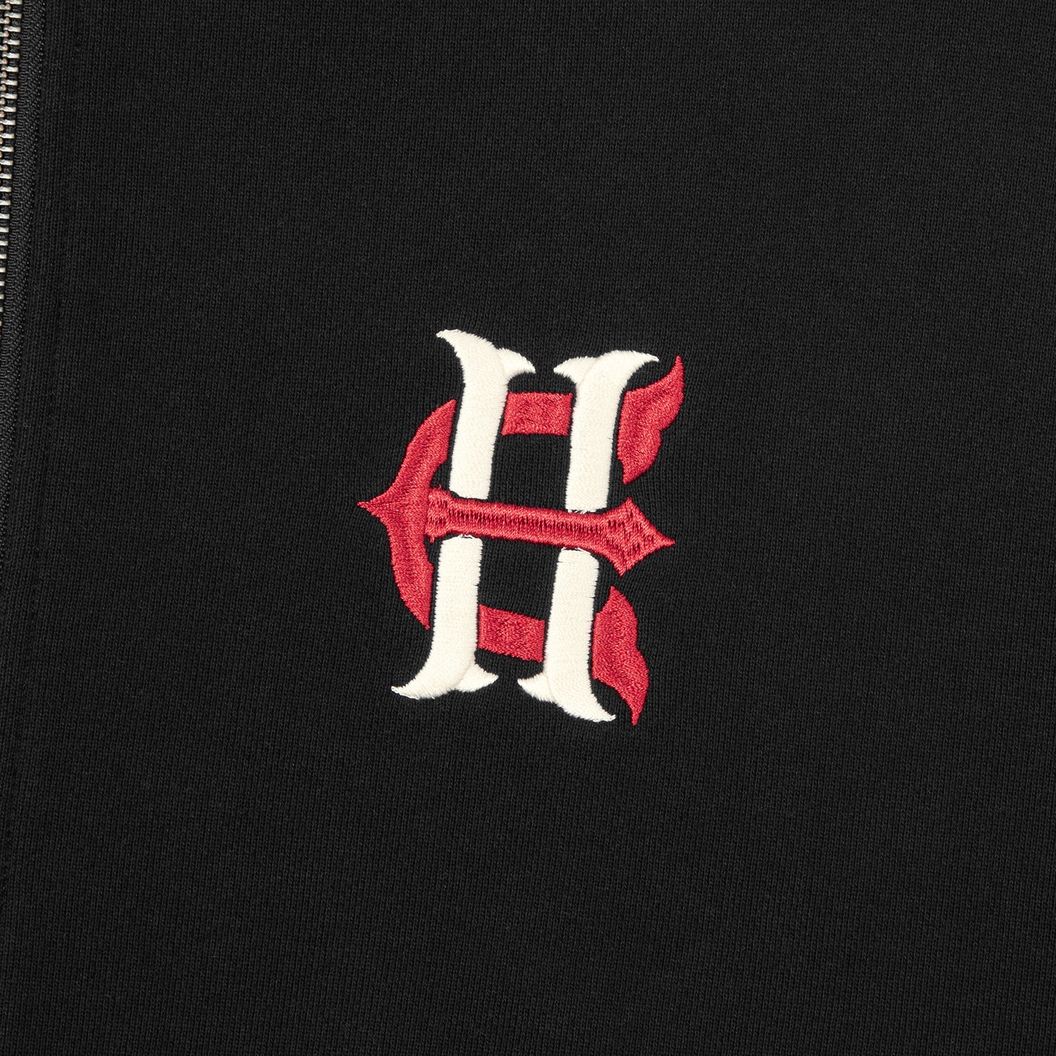 HUF (ハフ) Worldwide JP /HOODIES(パーカー)/ HUF X EVISEN HUFUJI ZIP HOODIE商品 / BLACK