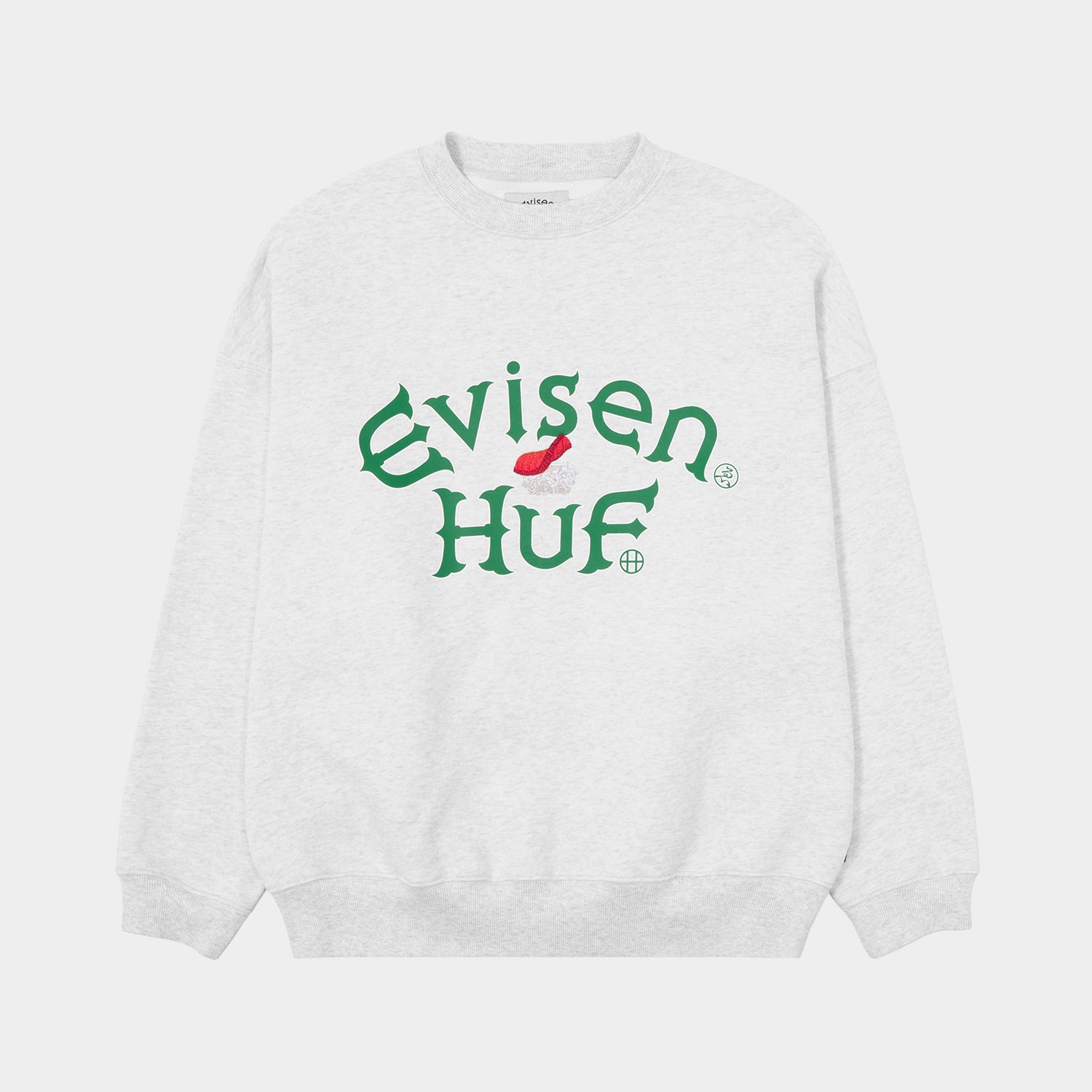HUF X EVISEN SUSHI CREW FLEECE｜SWEATSHIRTS（スウェットシャツ