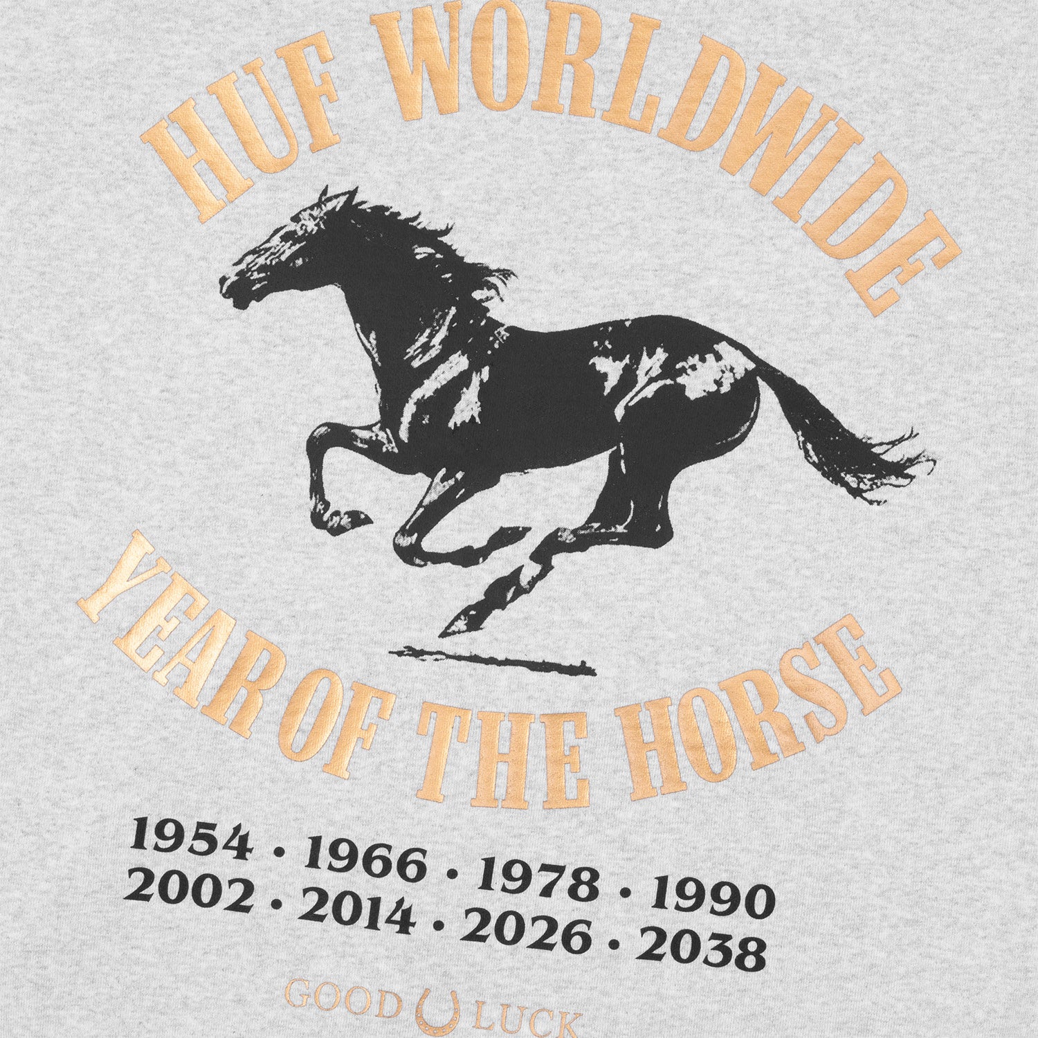 HUF (ハフ) Worldwide JP /HOODIES(パーカー)/ YEAR OF THE HORSE HOODIE商品 / BLACK