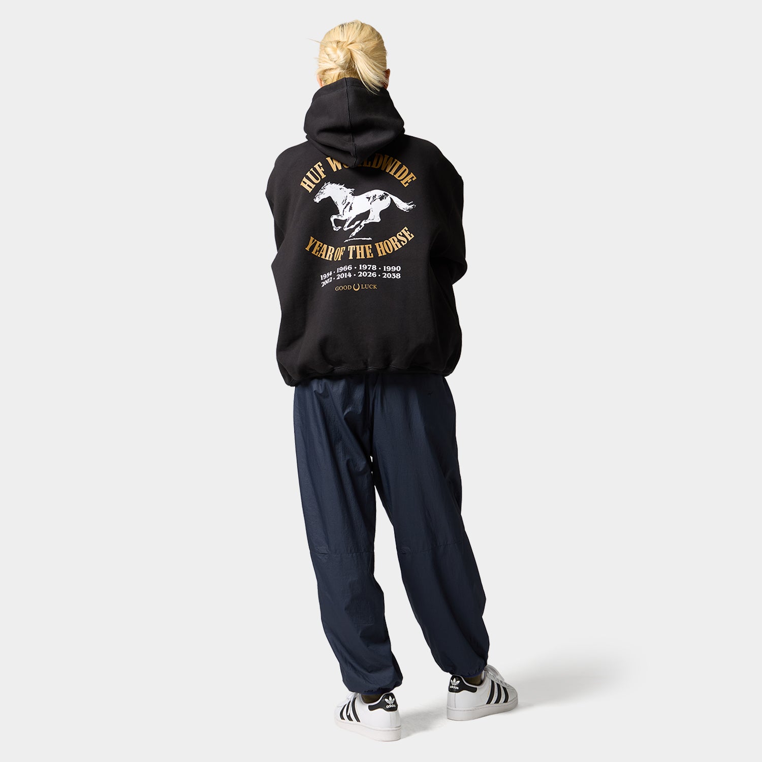 HUF (ハフ) Worldwide JP /HOODIES(パーカー)/ YEAR OF THE HORSE HOODIE商品 / BLACK