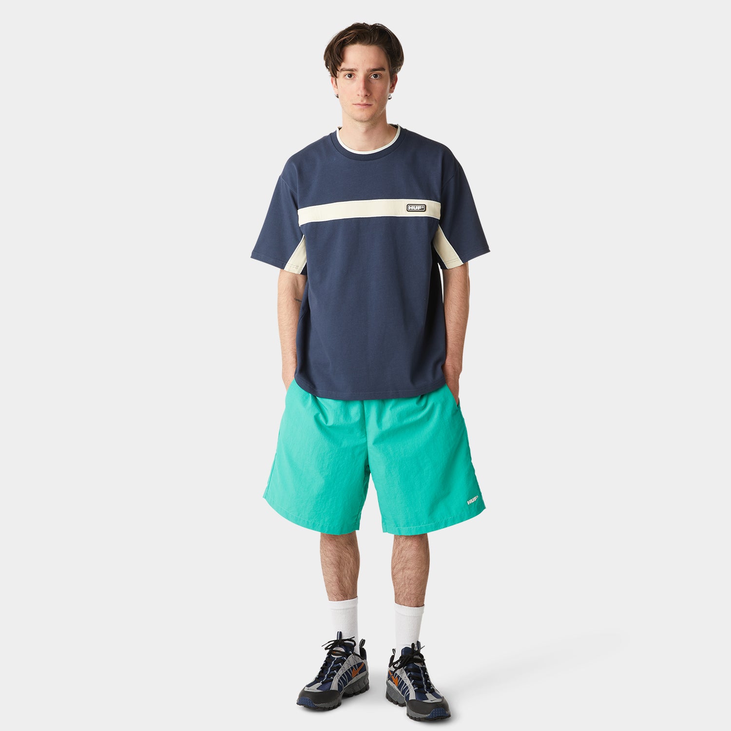 HUF (ハフ) Worldwide JP /SHORTS(ショーツ)/ ATLANTIC EASY SHORT商品 / AQUA