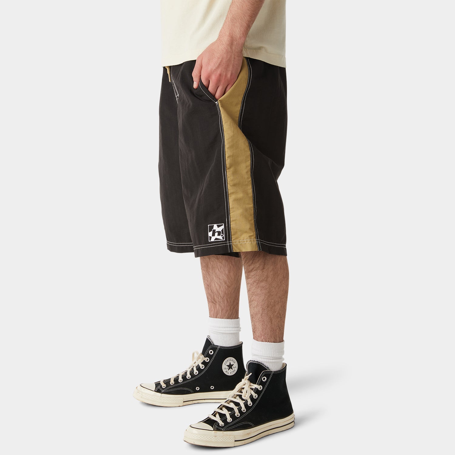 HUF (ハフ) Worldwide JP /SHORTS(ショーツ)/ HIGH TIDE TRUNK商品 / BLACK