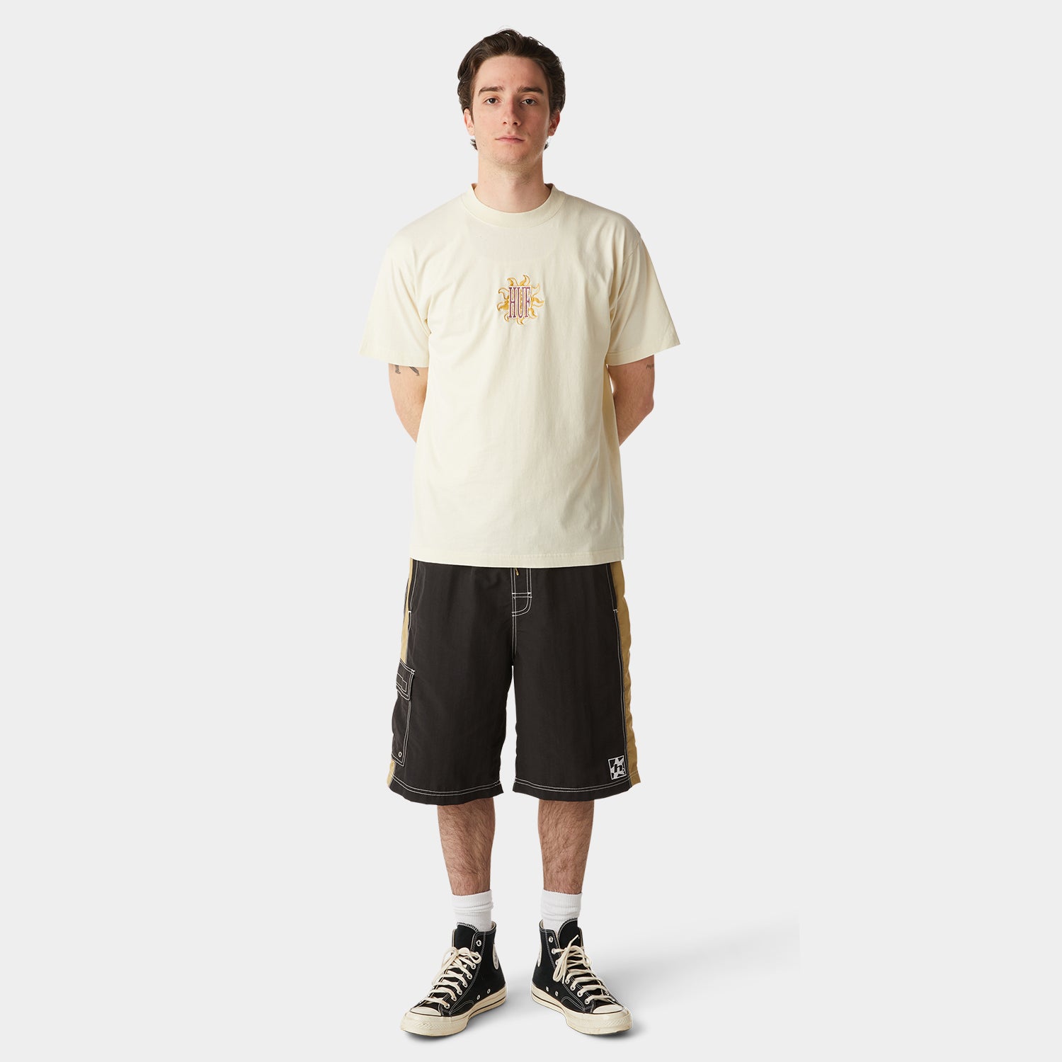 HUF (ハフ) Worldwide JP /SHORTS(ショーツ)/ HIGH TIDE TRUNK商品 / BLACK