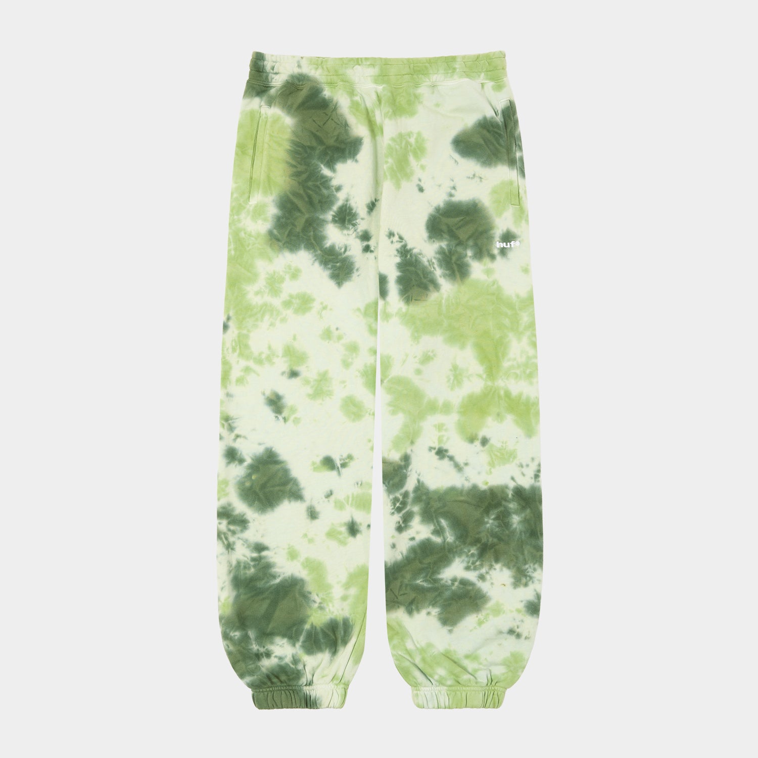HUF (ハフ) Worldwide JP /PANTS(パンツ)/ TIE DYE 89 LOGO FLEECE PANT商品 / GREEN