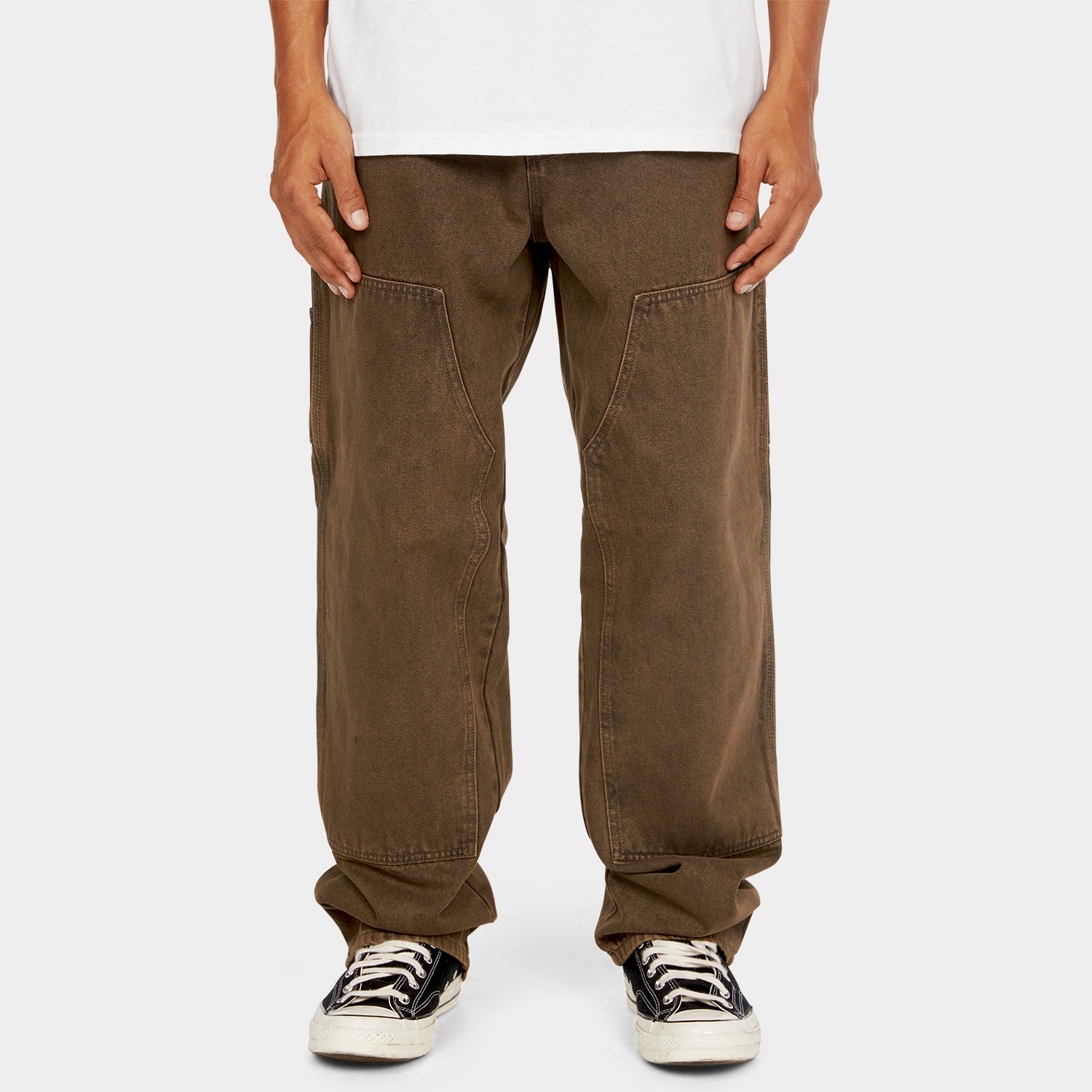 HUF (ハフ) Worldwide JP /PANTS(パンツ)/ KINDA LOOSE DOUBLE KNEES商品 / INDIGO EARTH