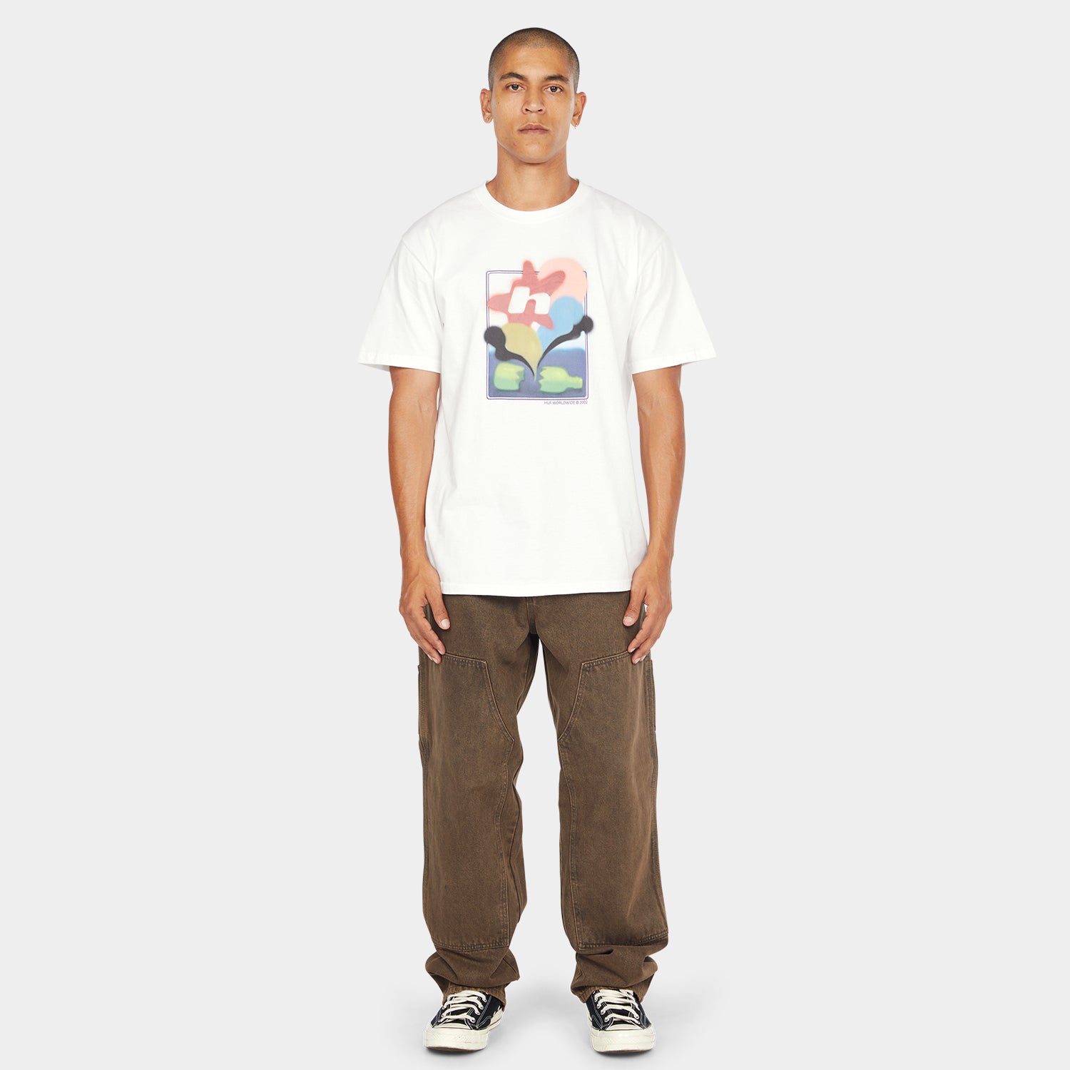 HUF (ハフ) Worldwide JP /PANTS(パンツ)/ KINDA LOOSE DOUBLE KNEES商品 / INDIGO EARTH