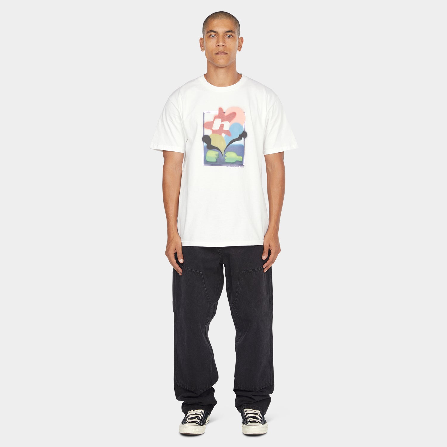 HUF (ハフ) Worldwide JP /PANTS(パンツ)/ KINDA LOOSE DOUBLE KNEES商品 / INDIGO EARTH