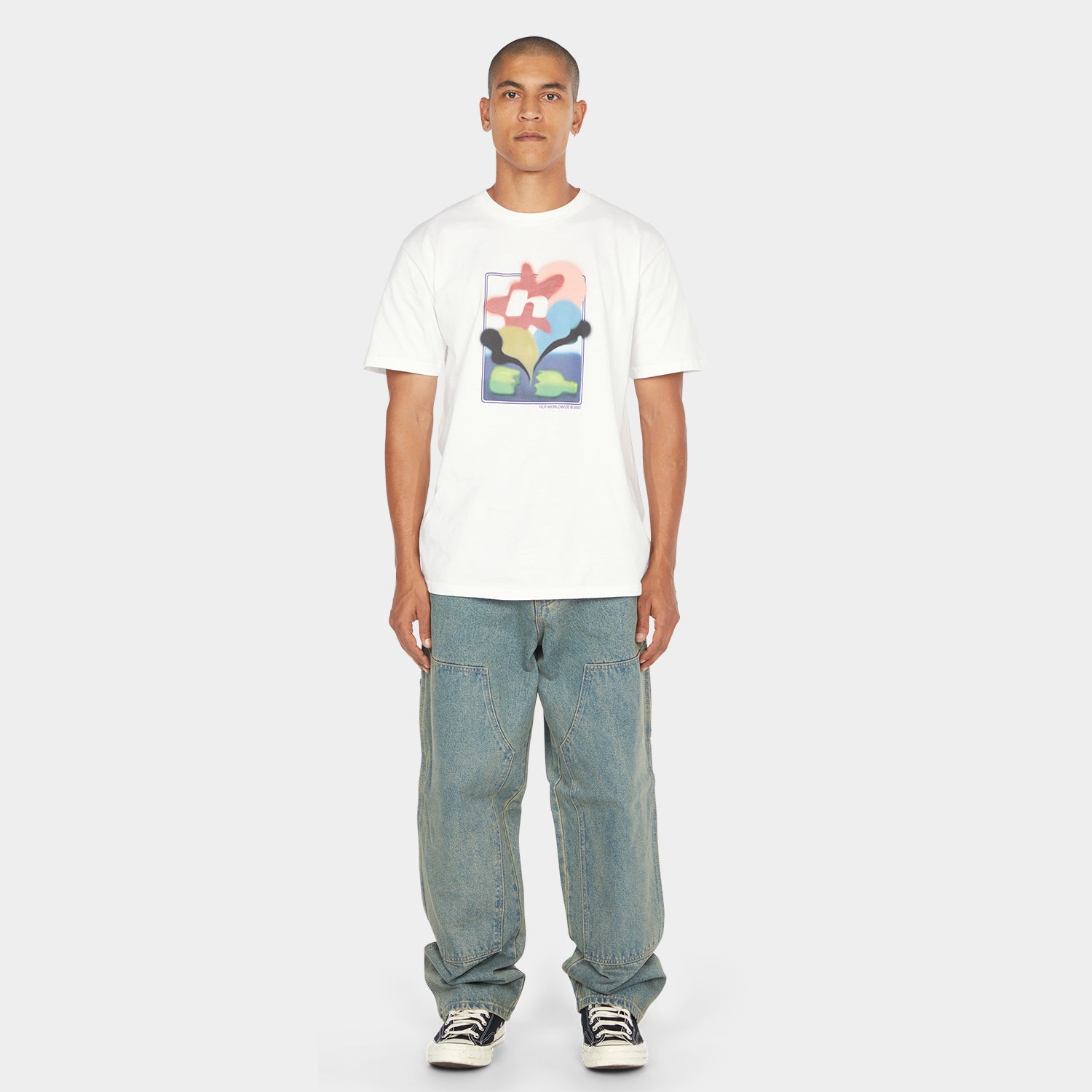 HUF (ハフ) Worldwide JP /PANTS(パンツ)/ KINDA LOOSE DOUBLE KNEES商品 / INDIGO EARTH