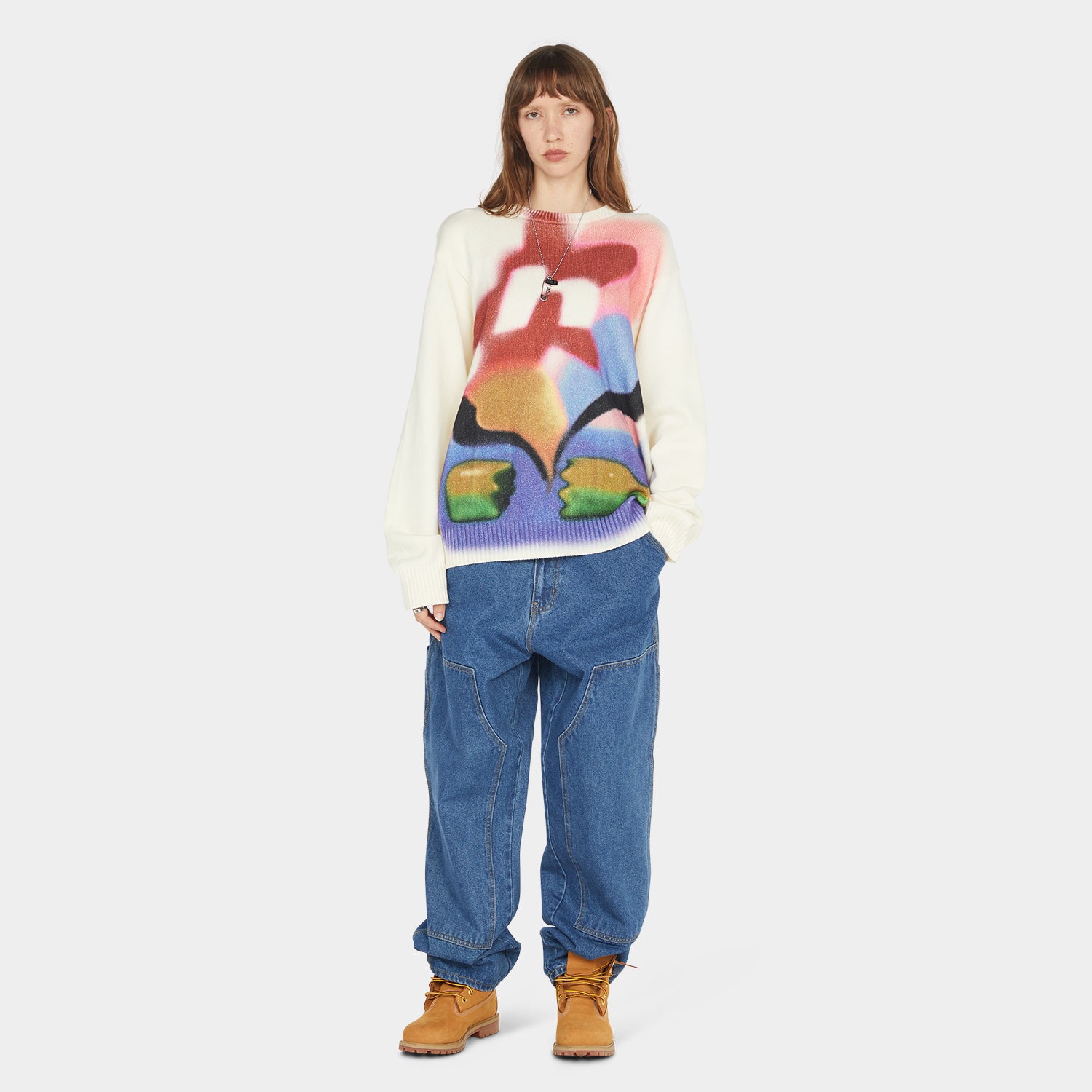 HUF (ハフ) Worldwide JP /PANTS(パンツ)/ KINDA LOOSE DOUBLE KNEES商品 / INDIGO EARTH