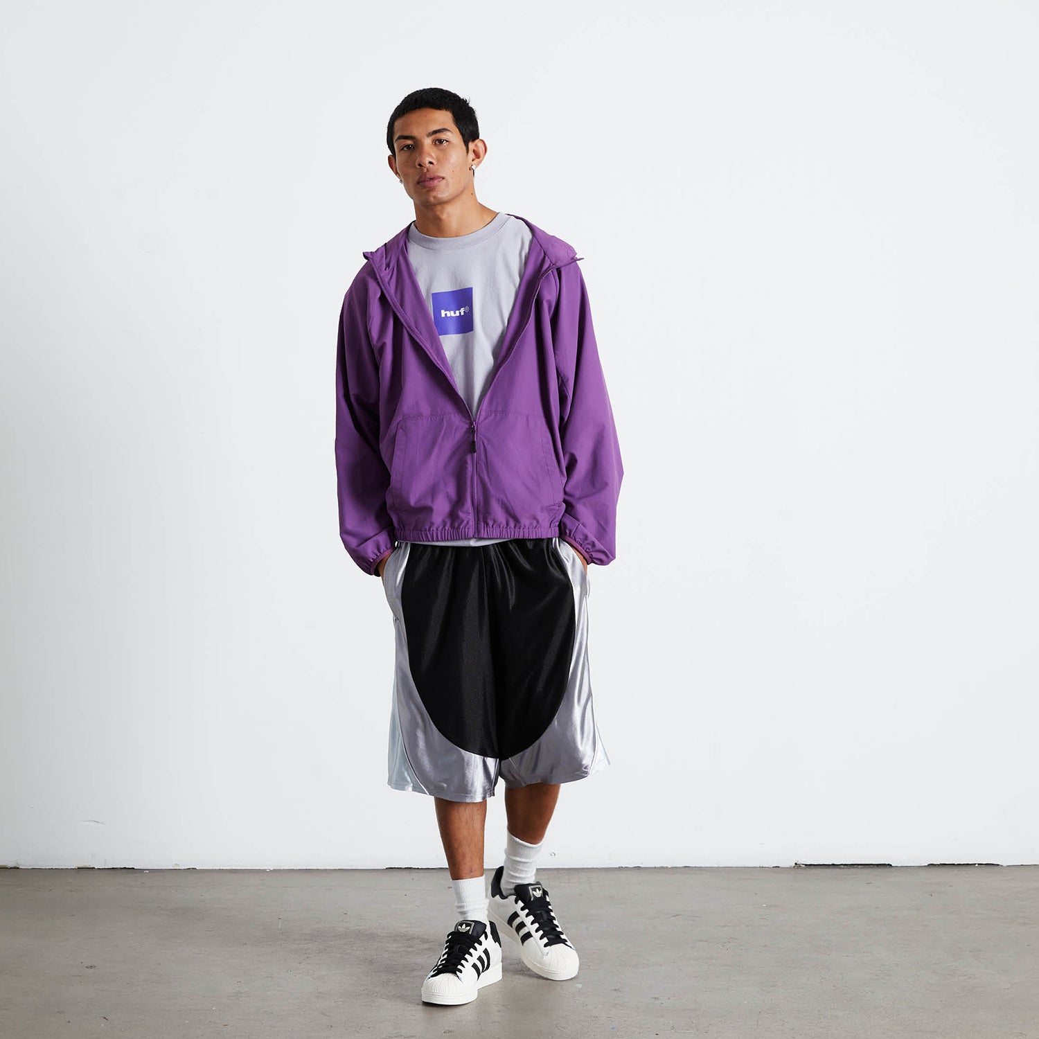 HUF (ハフ) Worldwide JP /SHORTS(ショーツ)/ BRADLEY BASKETBALL SHORT商品 / ACID GREEN