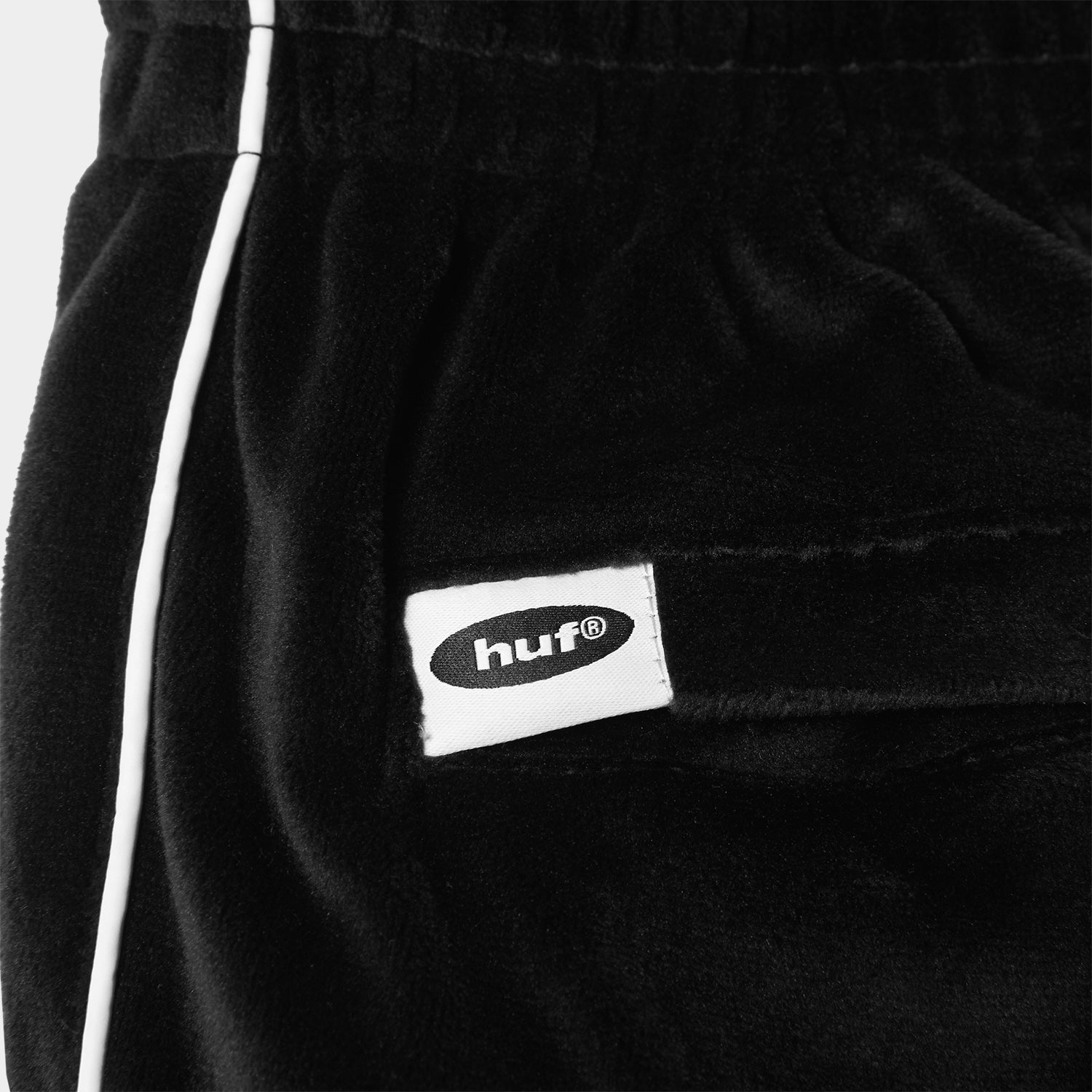 HUF (ハフ) Worldwide JP /PANTS(パンツ)/ HUF X PROCLUB VELOUR CARGO PANT商品 / BLACK