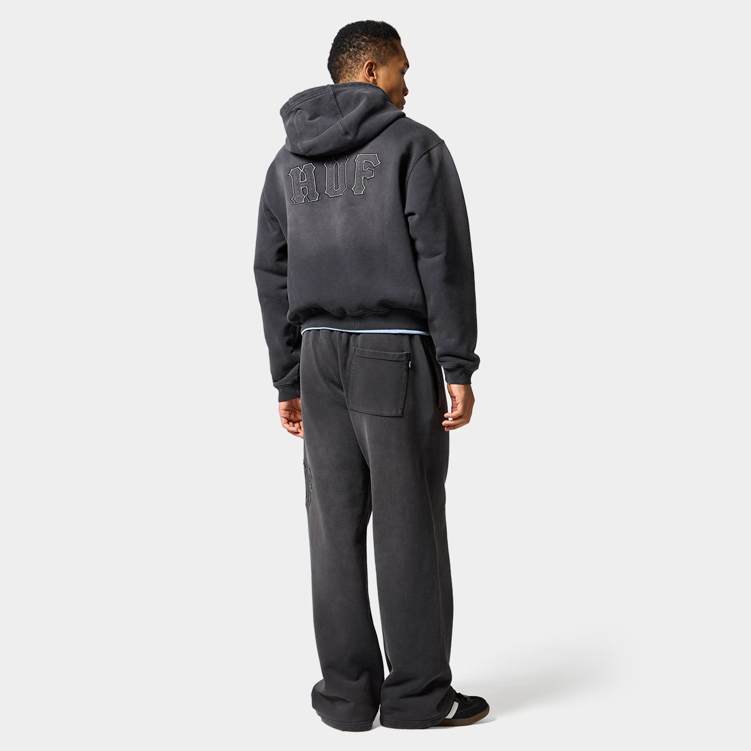 HUF (ハフ) Worldwide JP /PANTS(パンツ)/ ARCH WIDE FLEECE PANT商品 / BLACK