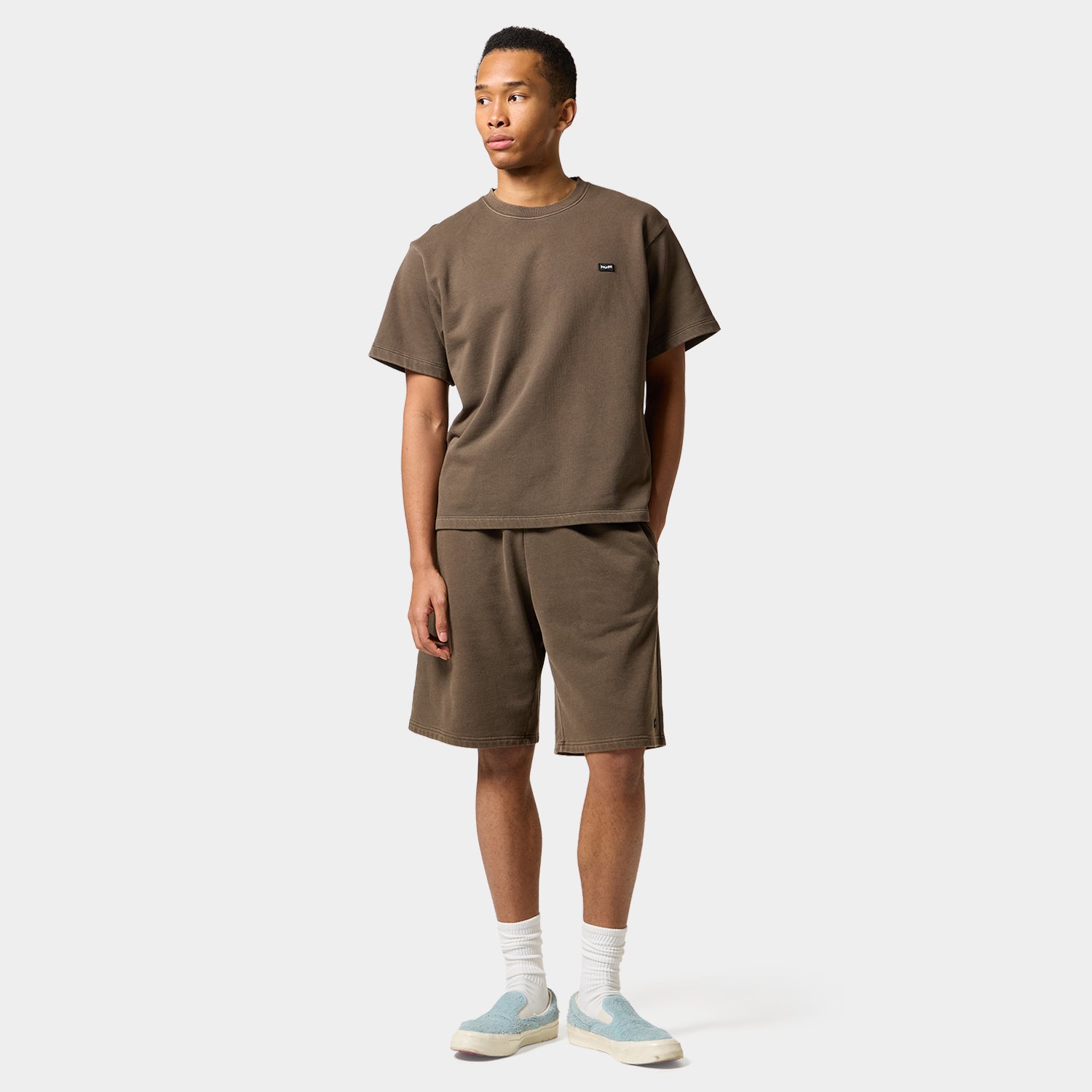 HUF (ハフ) Worldwide JP /SHORTS(ショーツ)/ huf eightynine WASHED FLEECE SHORT商品 / ASH GREY