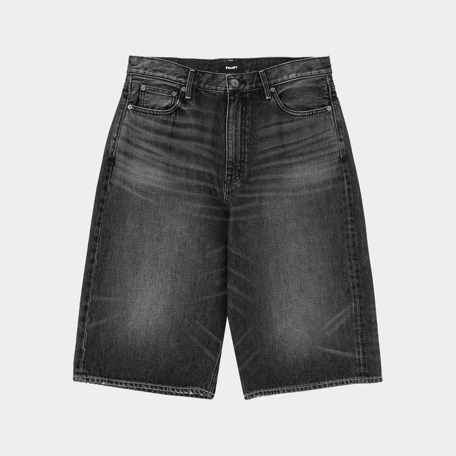 新品 Eaphi FLUFFY SHORT PANTS 2 EXPRESSION WASHED DENIM BAGGY SHORT｜SHORTS（ショーツ）｜【公式