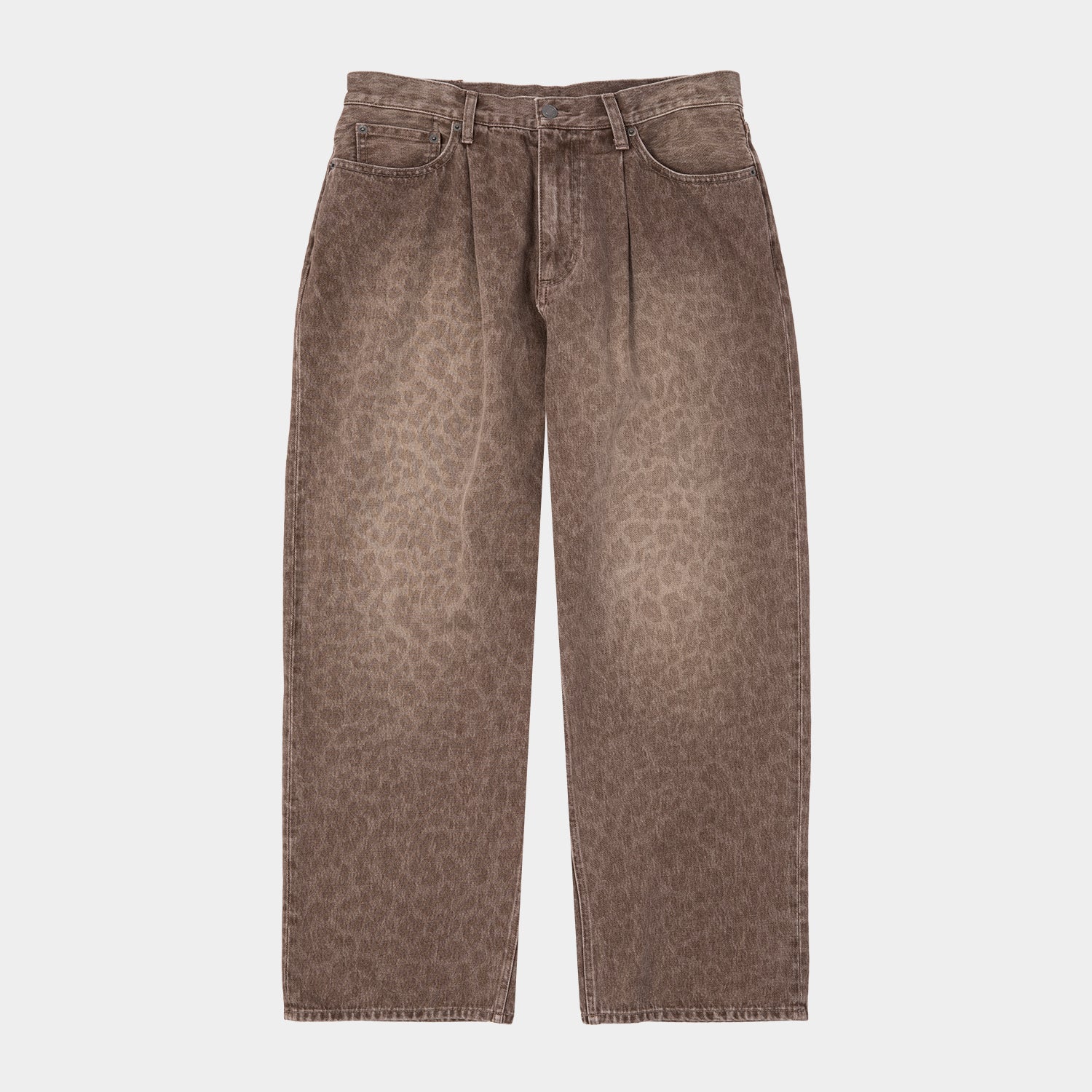 HUF (ハフ) Worldwide JP /PANTS(パンツ)/ LEOPARD WIDE DENIM PANT商品 / BROWN