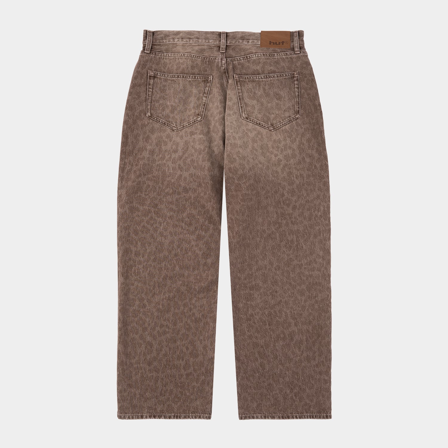 HUF (ハフ) Worldwide JP /PANTS(パンツ)/ LEOPARD WIDE DENIM PANT商品 / BROWN
