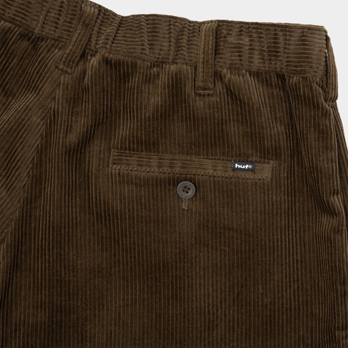 HUF (ハフ) Worldwide JP /PANTS(パンツ)/ TWO TUCK CORD EASY PANT商品 / BROWN
