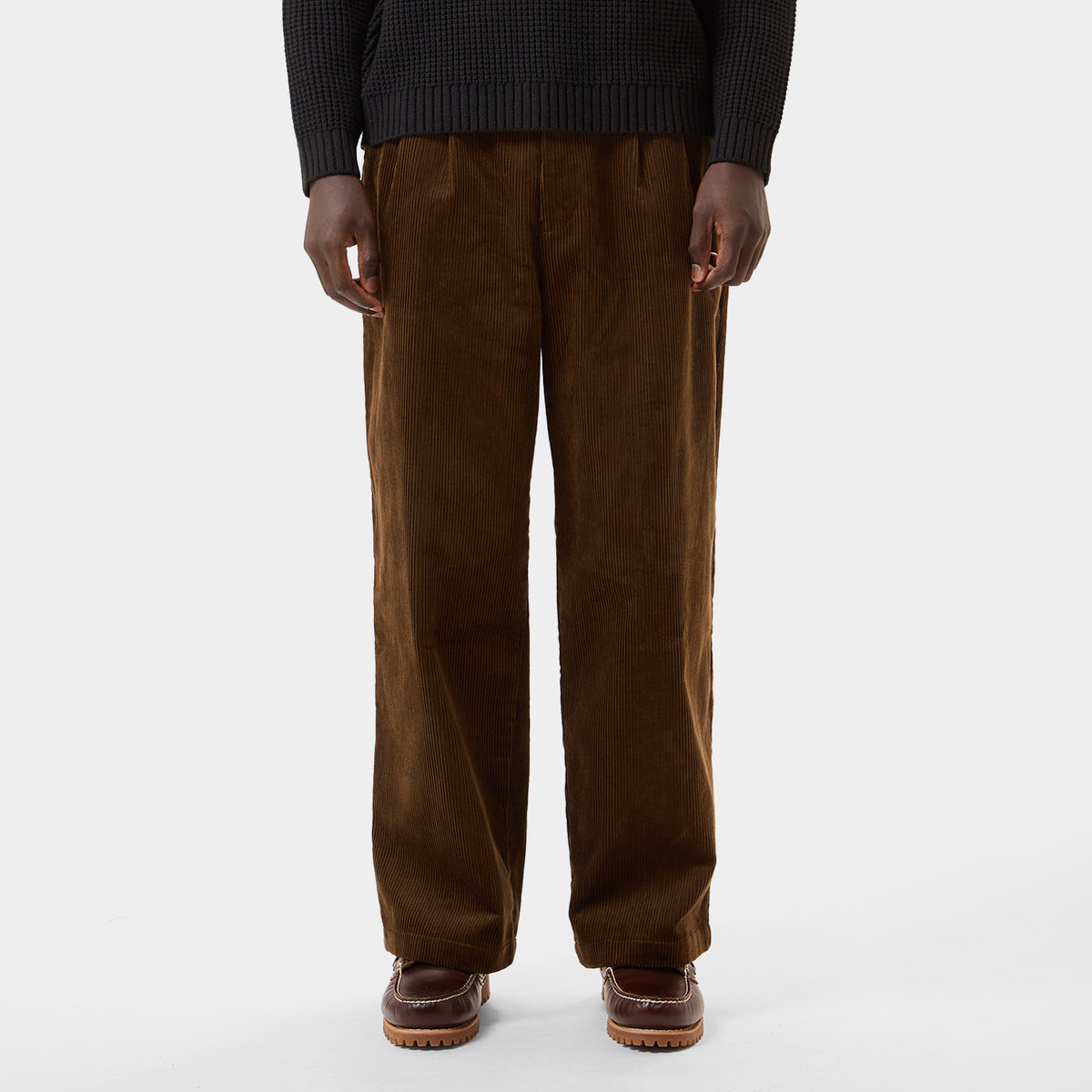 HUF (ハフ) Worldwide JP /PANTS(パンツ)/ TWO TUCK CORD EASY PANT商品 / BROWN