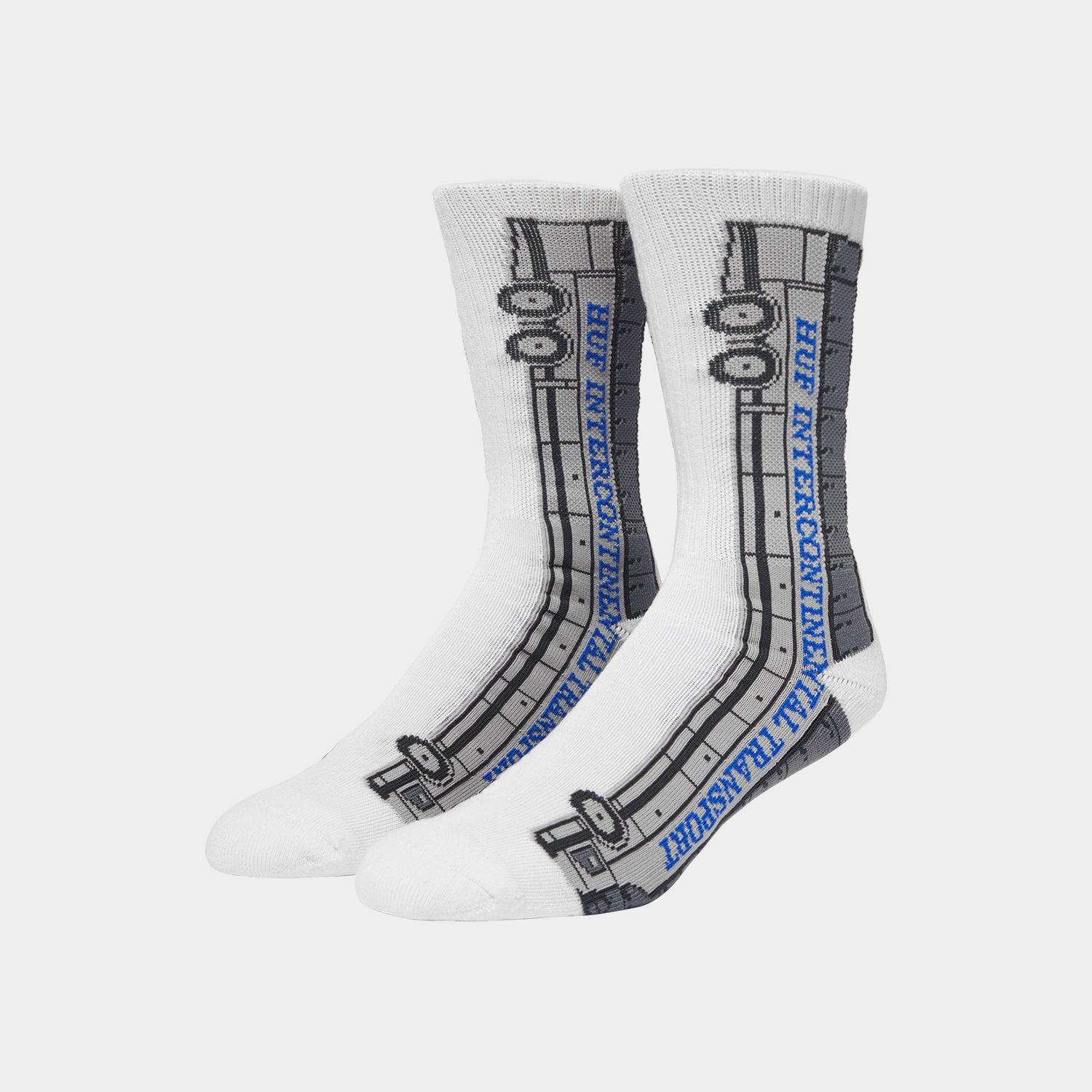 HUF (ハフ) Worldwide JP /SOCKS(ソックス)/ INTERNATIONAL TRANSPORT CREW SOCKS商品 / WHITE