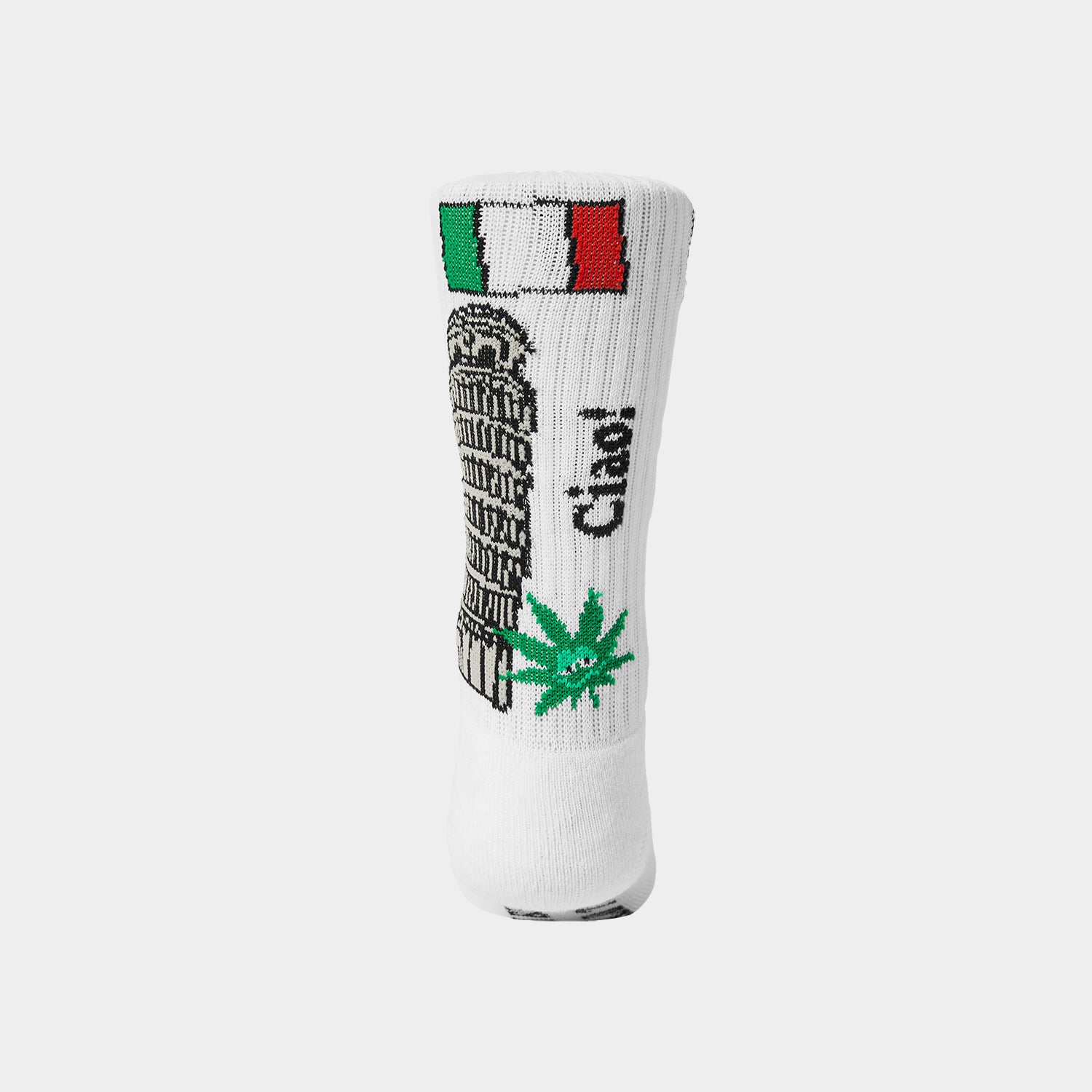 HUF (ハフ) Worldwide JP /SOCKS(ソックス)/ GREEN BUDDY TOURIST SOCKS商品 / WHITE