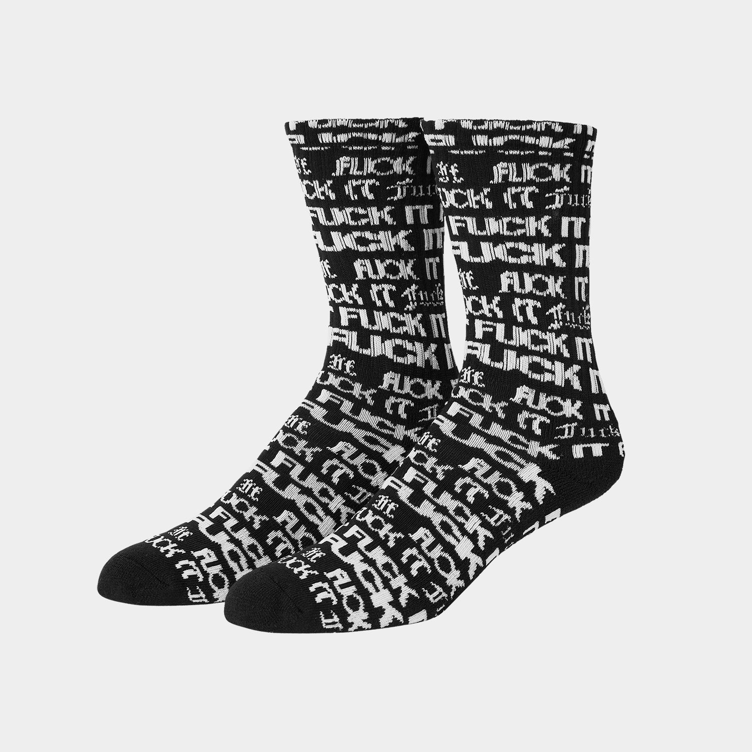 HUF (ハフ) Worldwide JP /SOCKS(ソックス)/ FUCK IT FLYER SOCKS商品 / BLACK