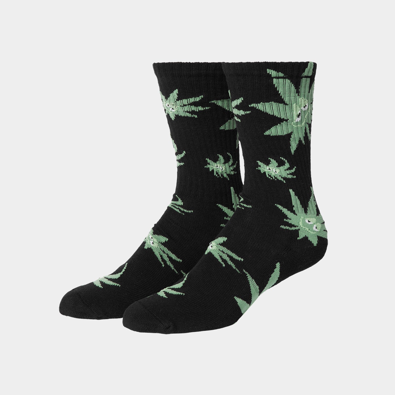HUF (ハフ) Worldwide JP /SOCKS(ソックス)/ GREEN BUDDY EXHALE SOCKS商品 / WHITE