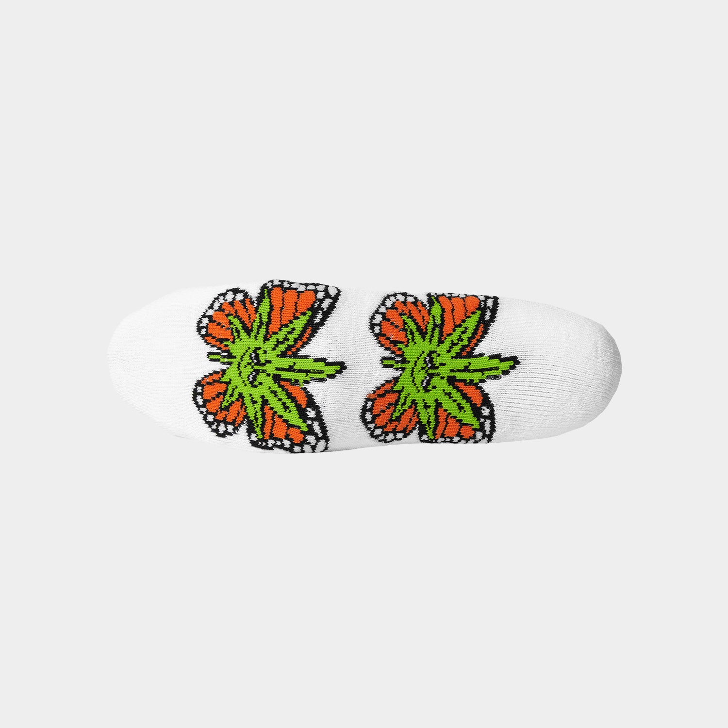 HUF (ハフ) Worldwide JP /SOCKS(ソックス)/ GREEN BUDDERFLY SOCKS商品 / FOREST GREEN
