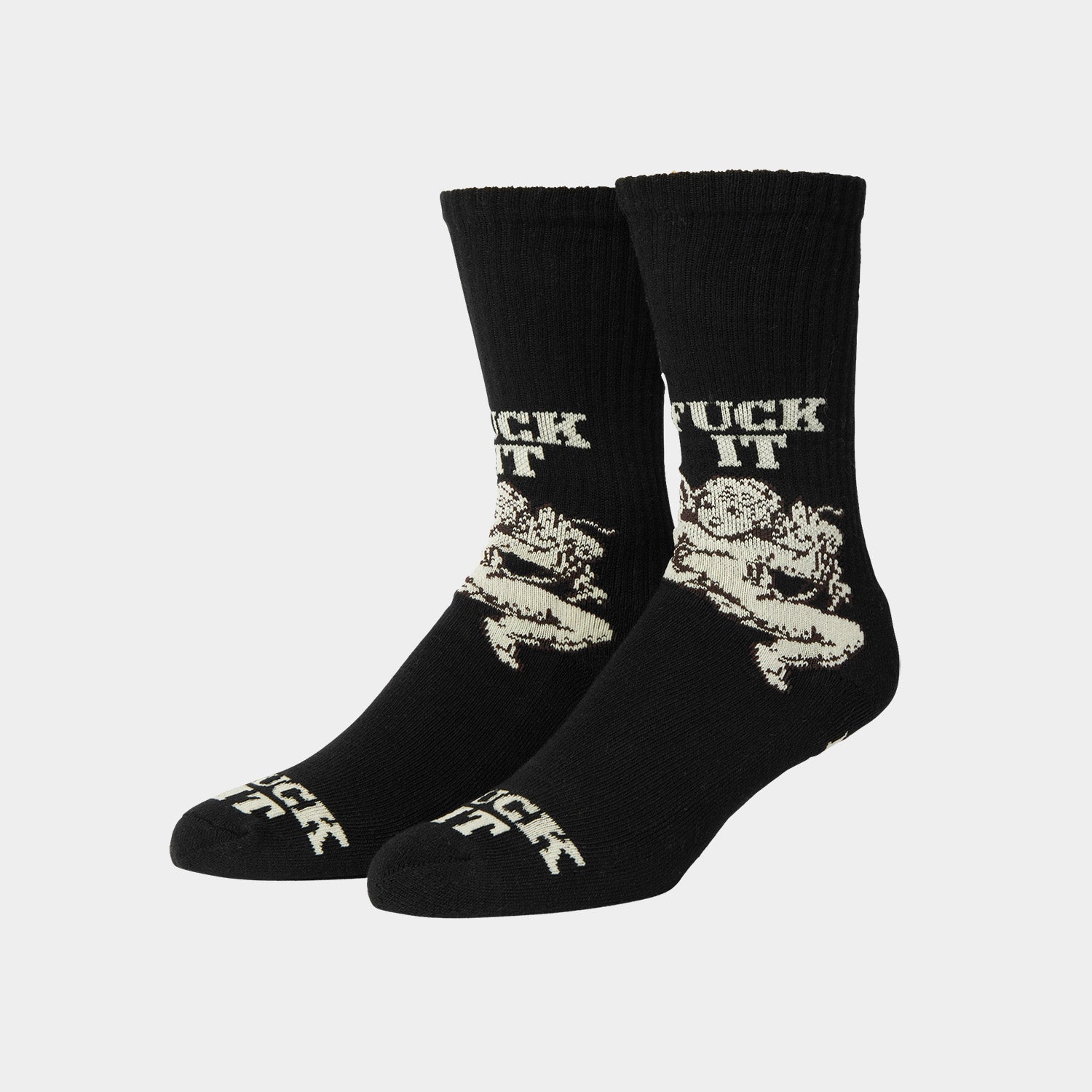 HUF (ハフ) Worldwide JP /SOCKS(ソックス)/ DIVINE CREW SOCKS商品 / BLACK
