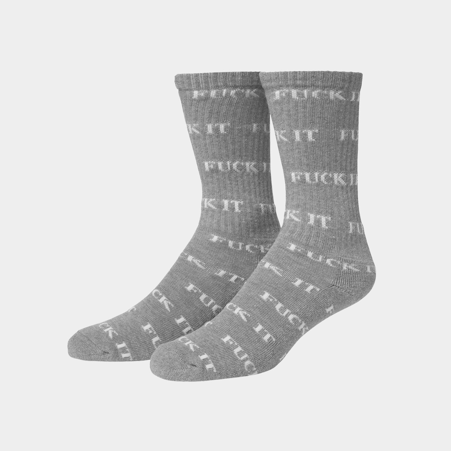 HUF (ハフ) Worldwide JP /SOCKS(ソックス)/ FUCK IT 3 PACK SOCKS商品 / WHITE/BLACK/HEATHER