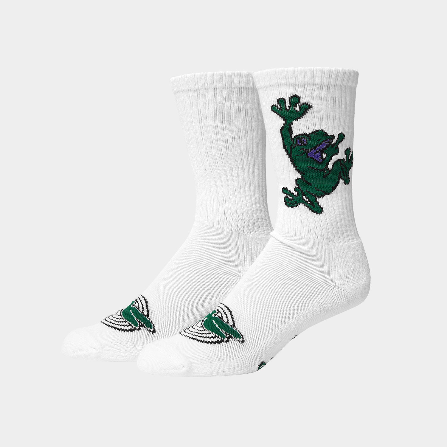 HUF (ハフ) Worldwide JP /SOCKS(ソックス)/ STUCK ON YOU CREW SOCKS商品 / WHITE