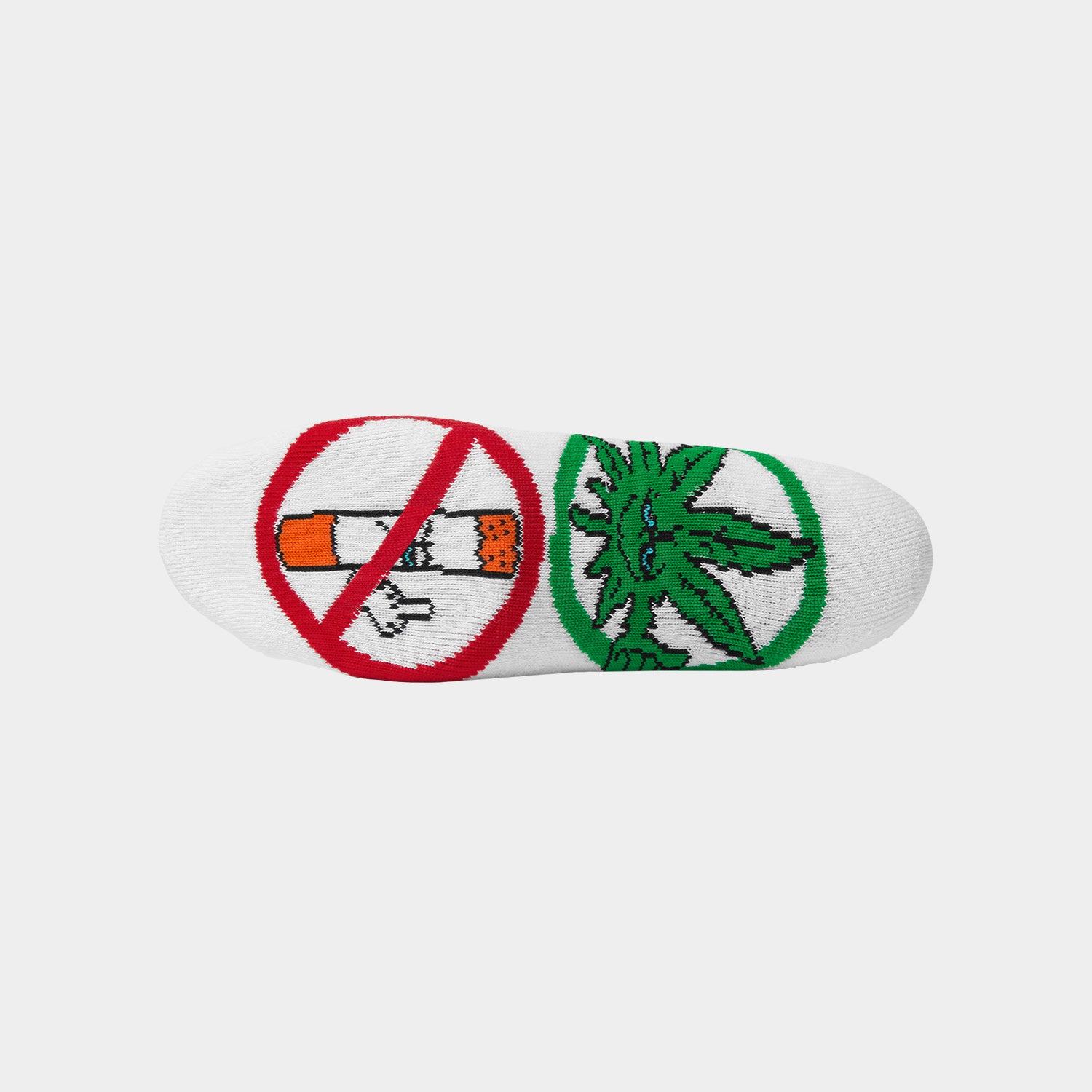 HUF (ハフ) Worldwide JP /SOCKS(ソックス)/ GREEN BUDDY APPROVED SOCKS商品 / WHITE