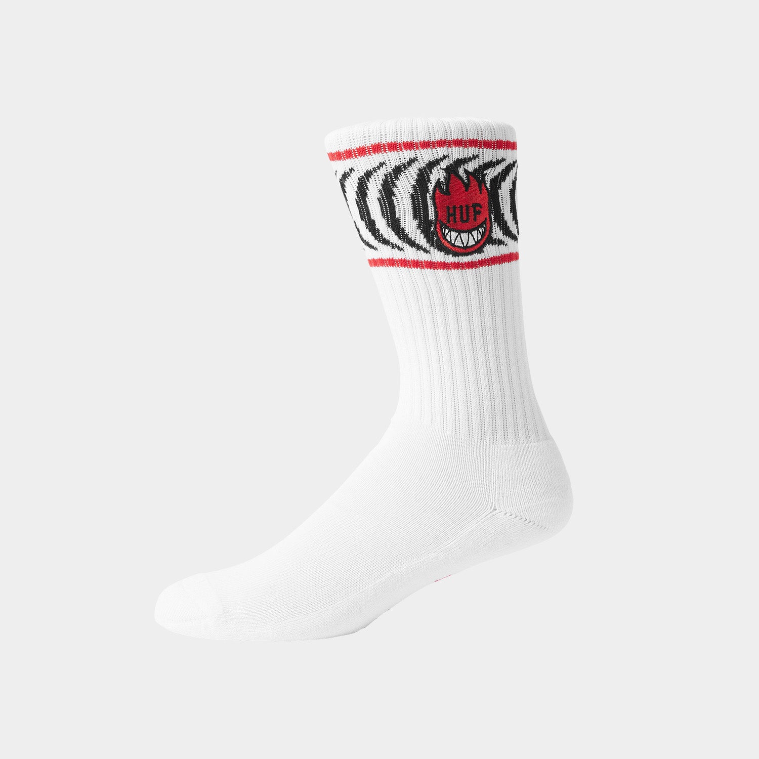 HUF (ハフ) Worldwide JP /SOCKS(ソックス)/ huf X SPITFIRE SPIRAL SOCKS商品 / WHITE
