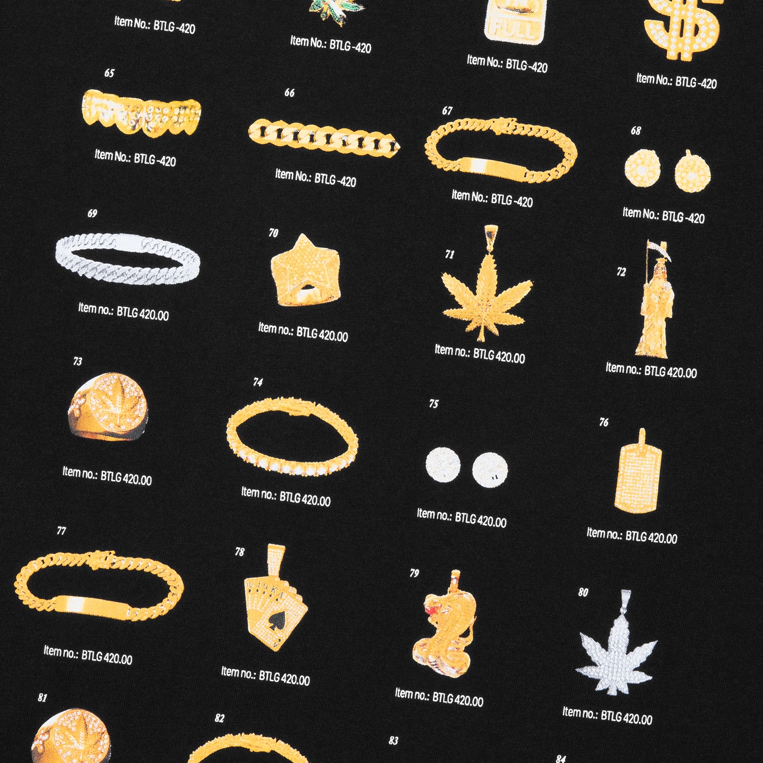 HUF (ハフ) Worldwide JP /T-SHIRTS(Tシャツ)/ JEWELRY LS TEE商品 / WHITE