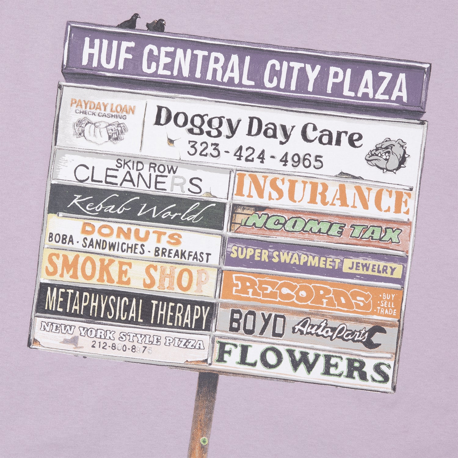 HUF (ハフ) Worldwide JP /T-SHIRTS(Tシャツ)/ PLAZA TEE商品 / BLACK