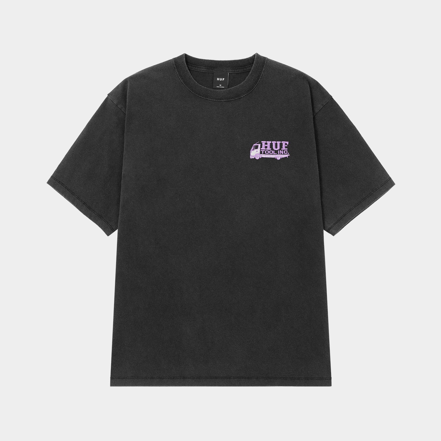 HUF (ハフ) Worldwide JP /T-SHIRTS(Tシャツ)/ TOOL INC WASHED TEE商品 / WASHED BLACK