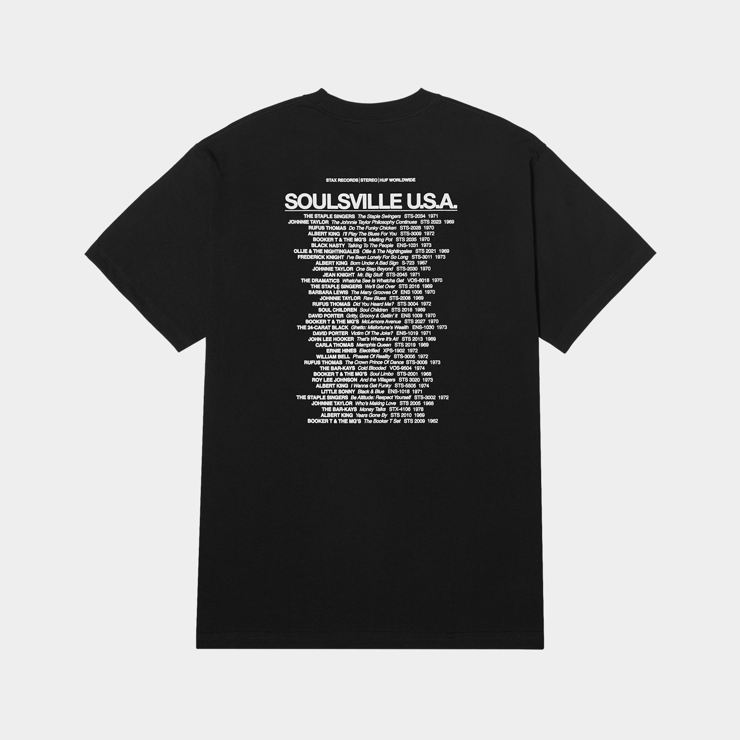 HUF (ハフ) Worldwide JP /T-SHIRTS(Tシャツ)/ HUF X STAX SOULSVILLE USA TEE商品 / WHITE