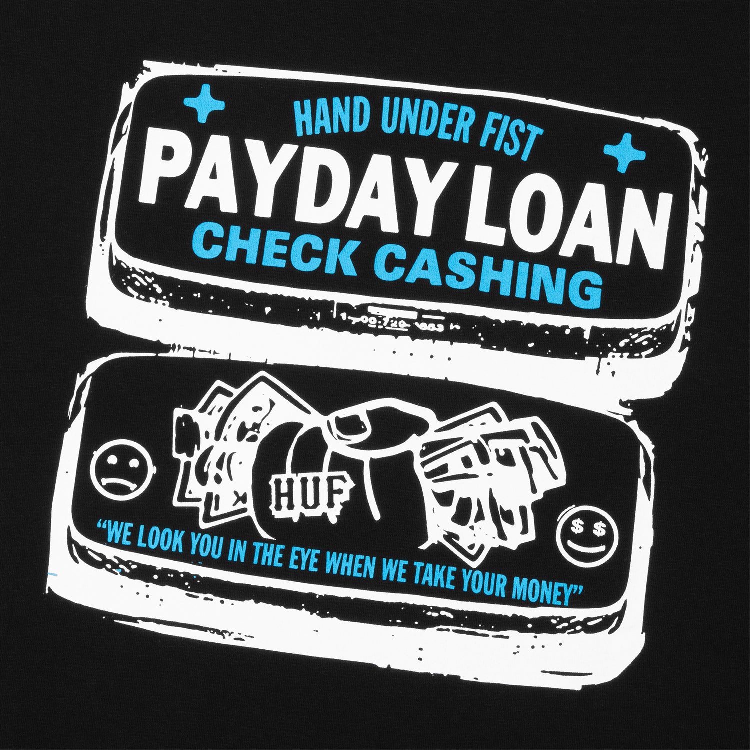 HUF (ハフ) Worldwide JP /T-SHIRTS(Tシャツ)/ PAY DAY TEE商品 / WHITE