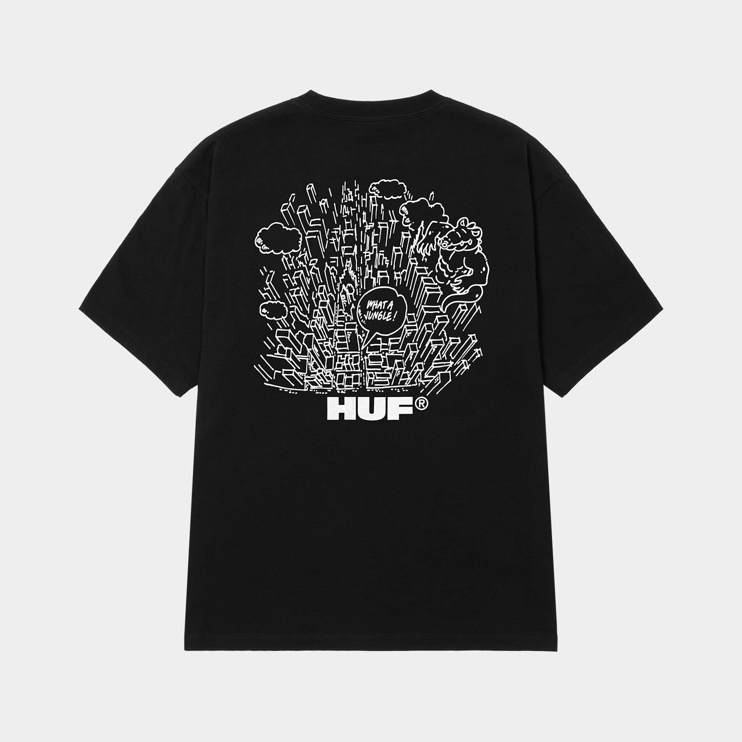 HUF (ハフ) Worldwide JP /T-SHIRTS(Tシャツ)/ WHAT A JUNGLE TEE商品 / BLACK