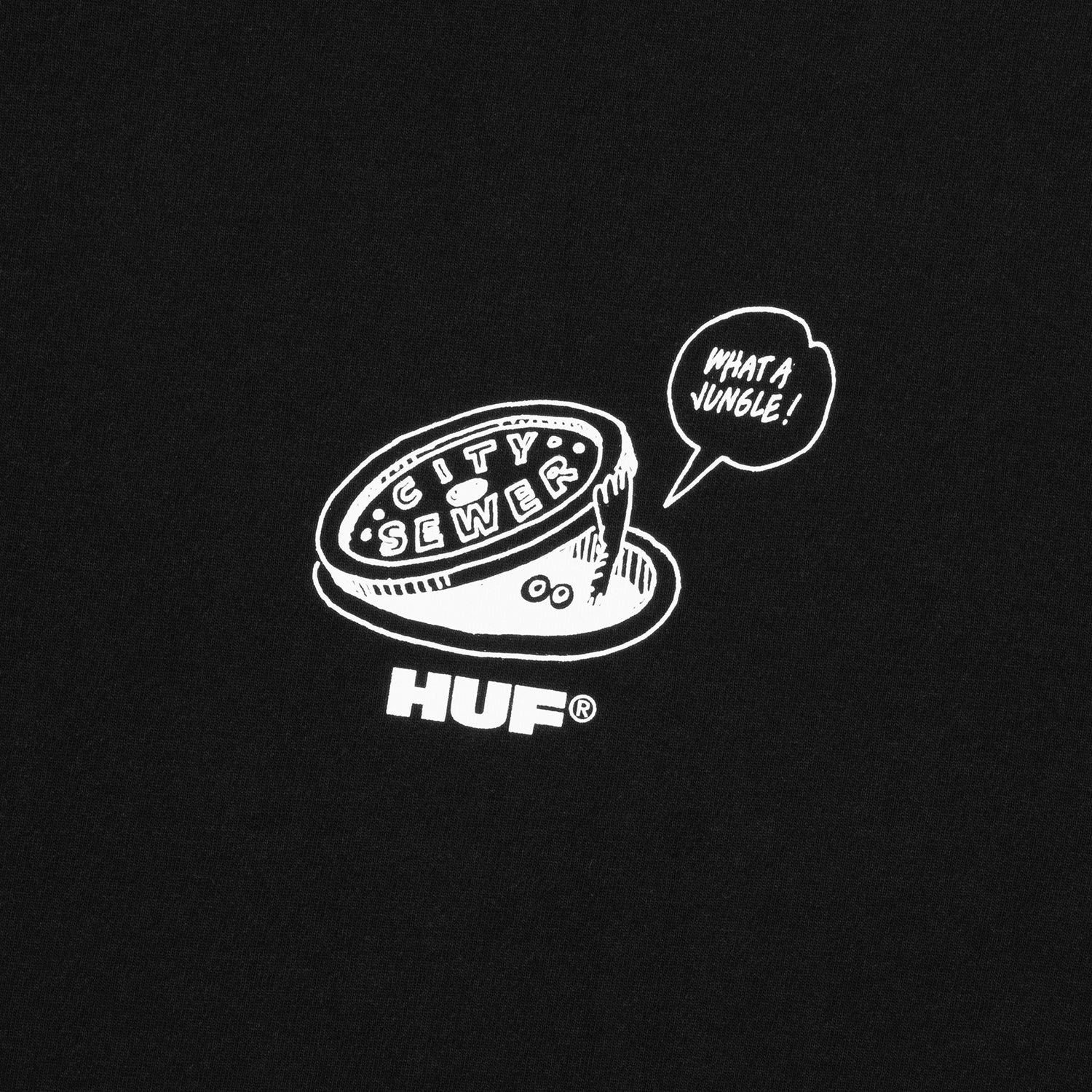 HUF (ハフ) Worldwide JP /T-SHIRTS(Tシャツ)/ WHAT A JUNGLE TEE商品 / BLACK