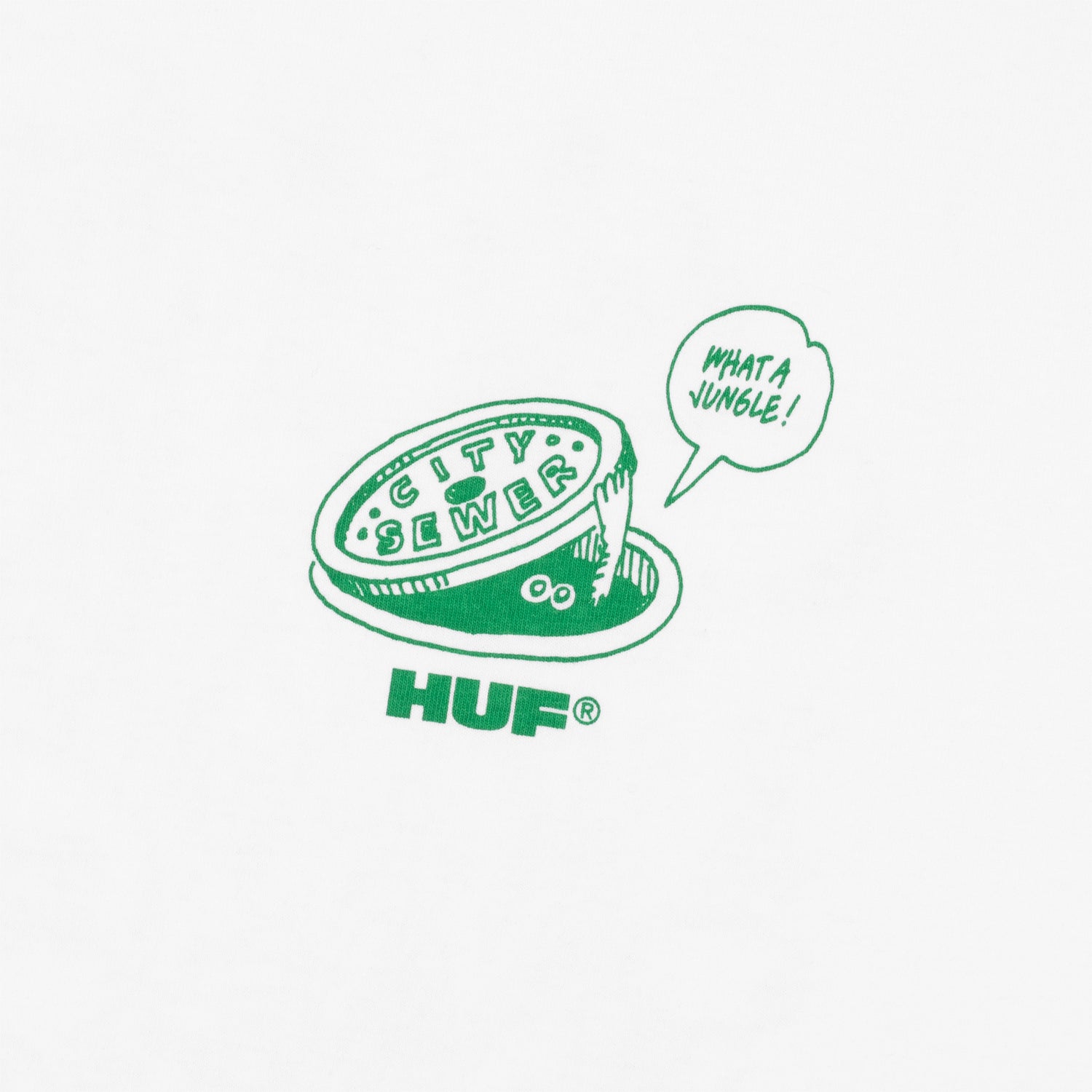 HUF (ハフ) Worldwide JP /T-SHIRTS(Tシャツ)/ WHAT A JUNGLE TEE商品 / BLACK