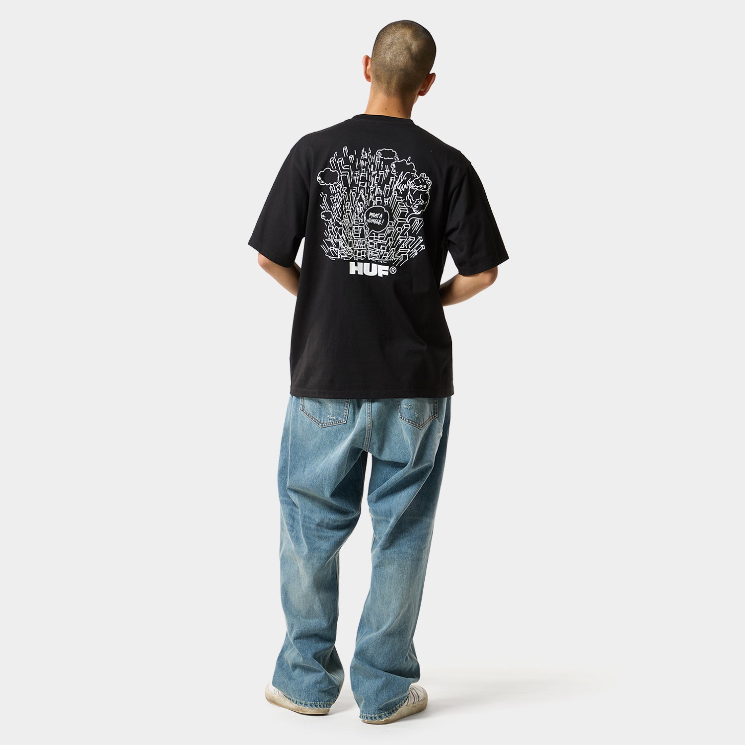 HUF (ハフ) Worldwide JP /T-SHIRTS(Tシャツ)/ WHAT A JUNGLE TEE商品 / BLACK