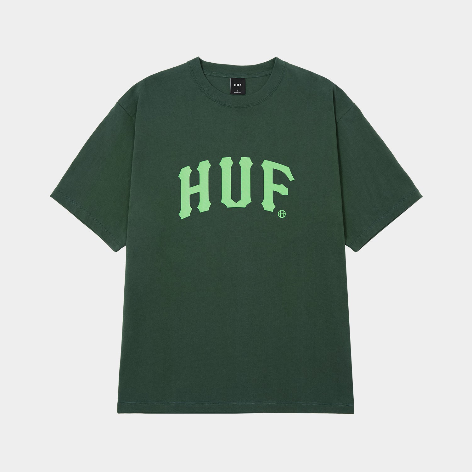 HUF (ハフ) Worldwide JP /T-SHIRTS(Tシャツ)/ ARCH TEE商品 / FOREST GREEN