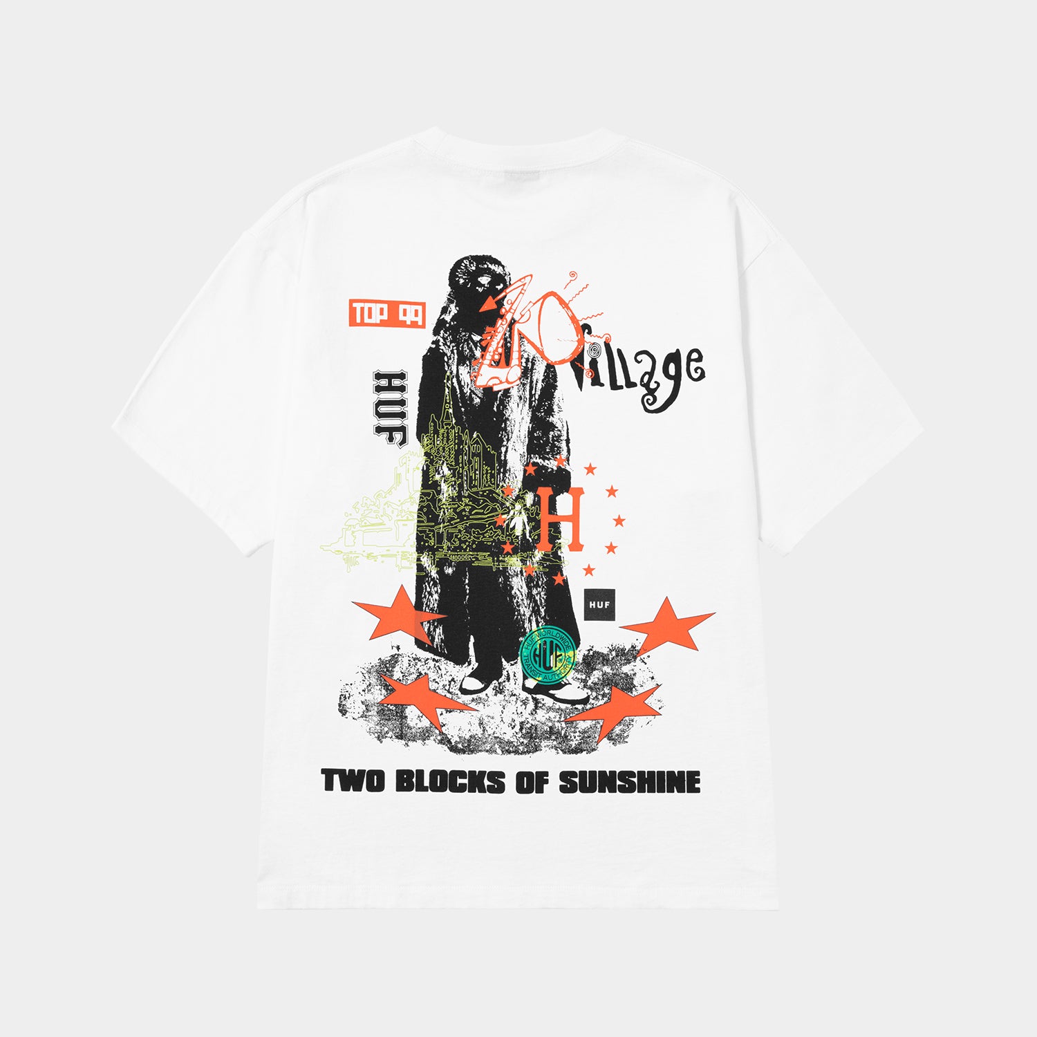 HUF (ハフ) Worldwide JP /T-SHIRTS(Tシャツ)/ 兩個陽光T卹商品 / FUJI RED